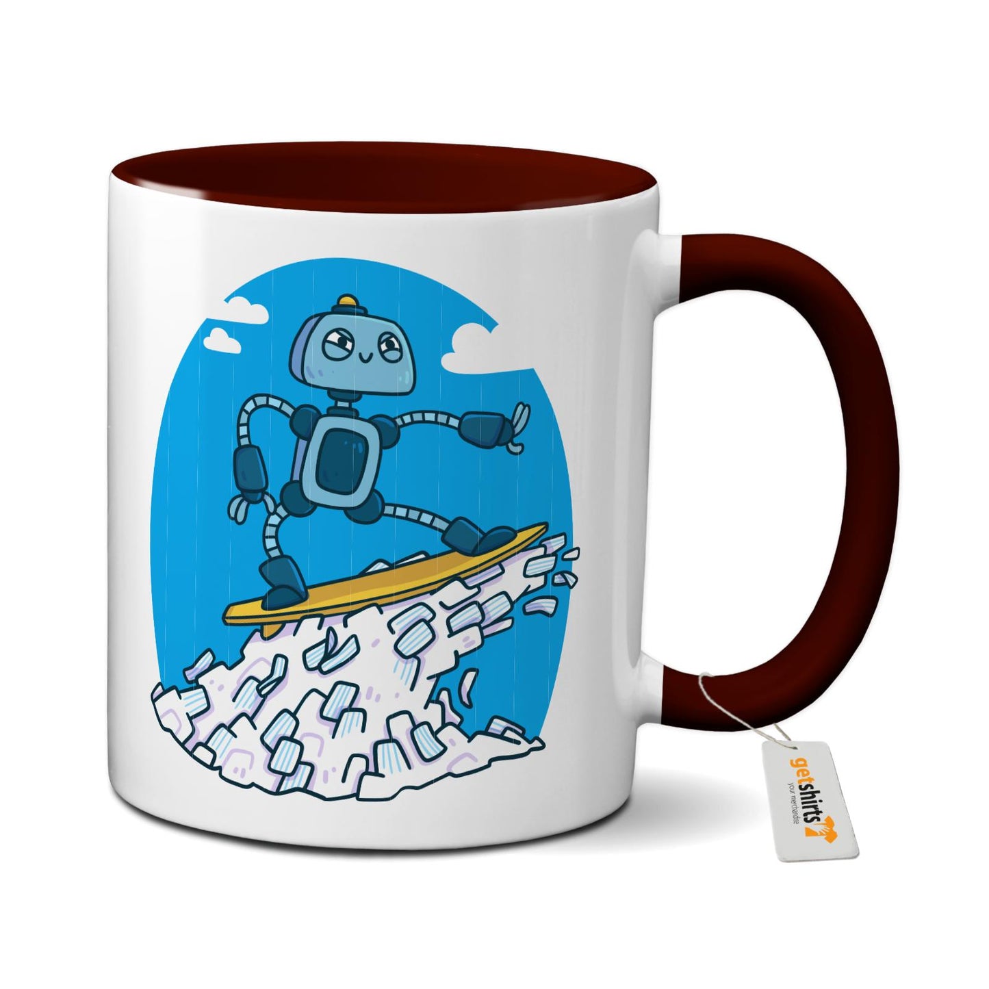 Tasse colorée - Vague de vocabulaire
