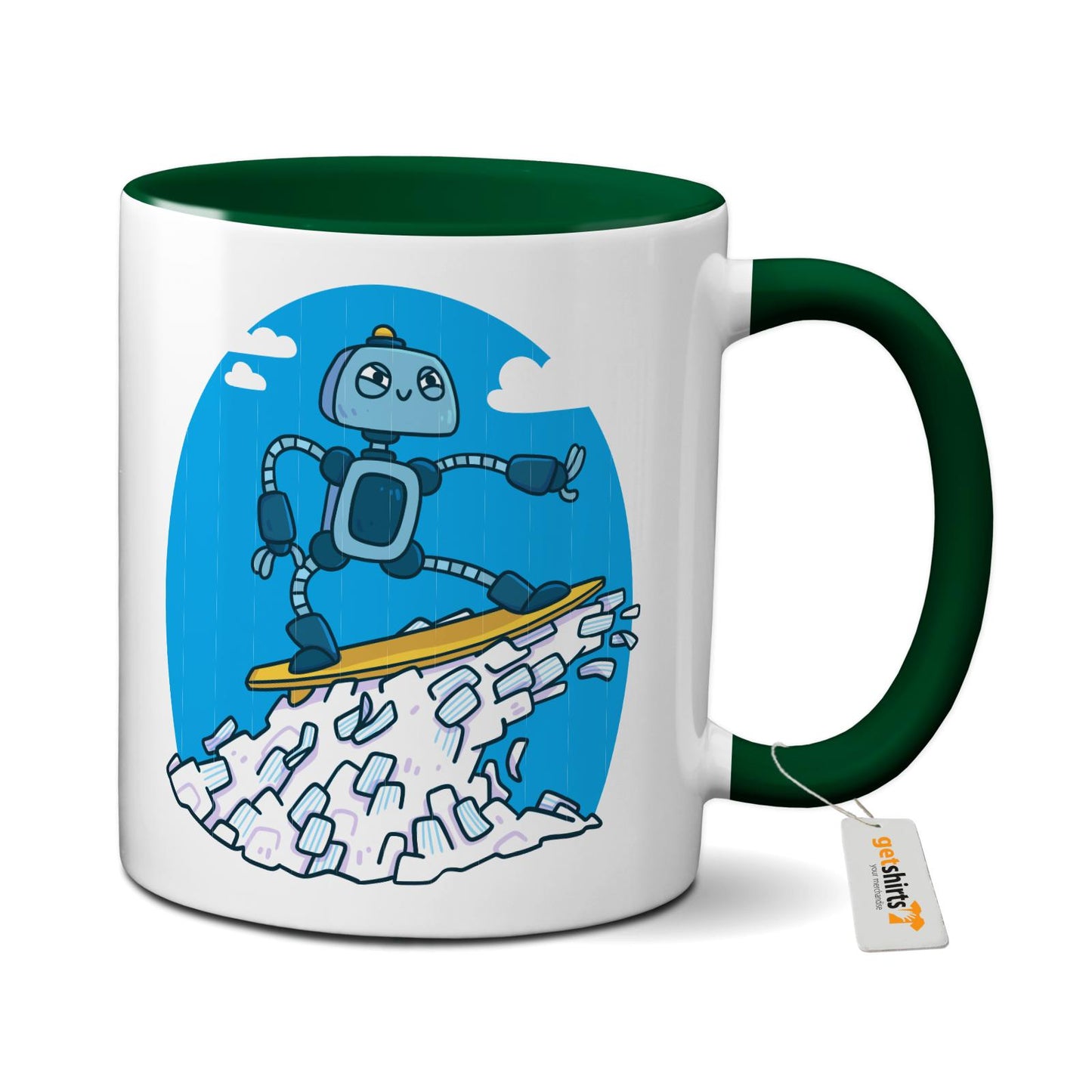 Tasse colorée - Vague de vocabulaire