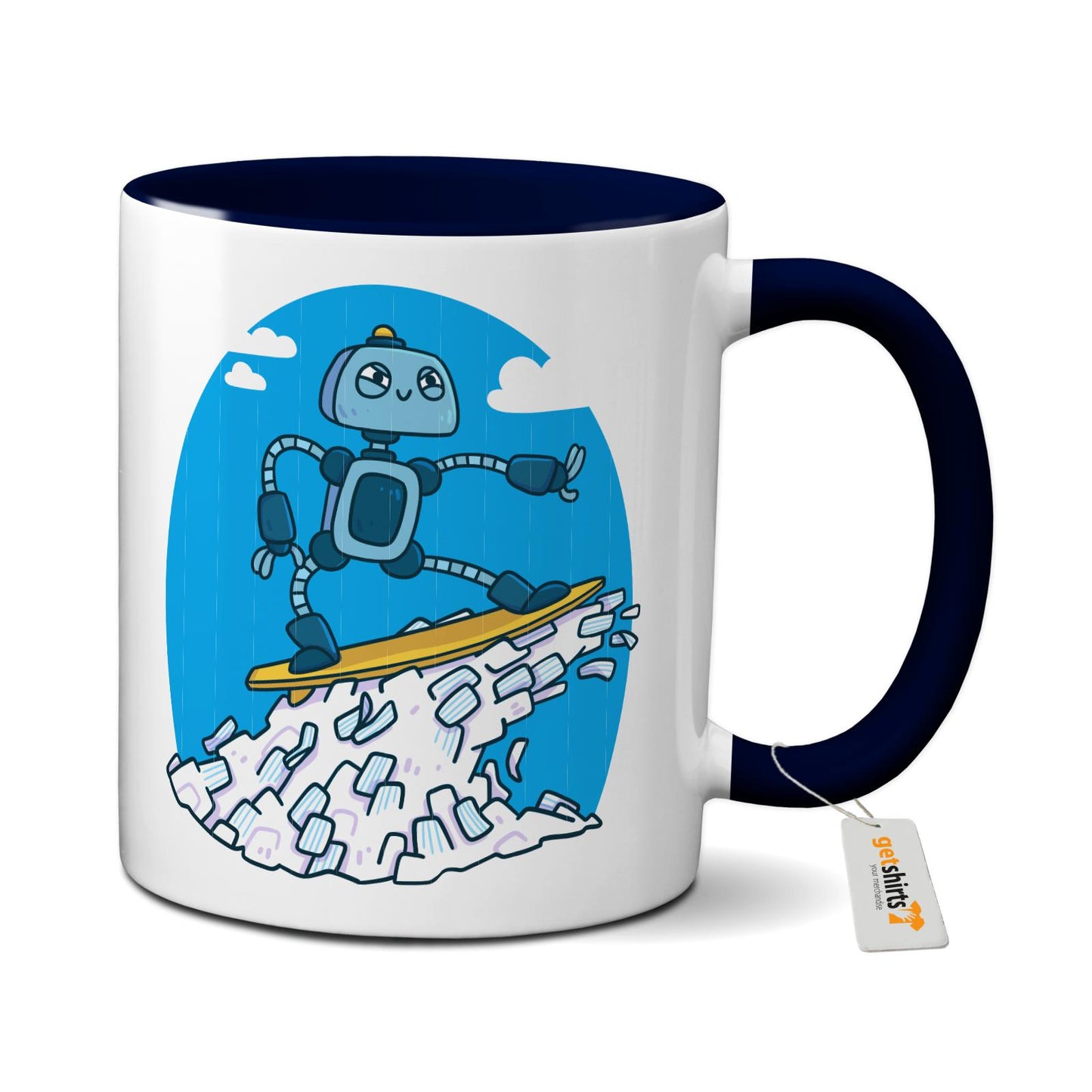 Tasse colorée - Vague de vocabulaire