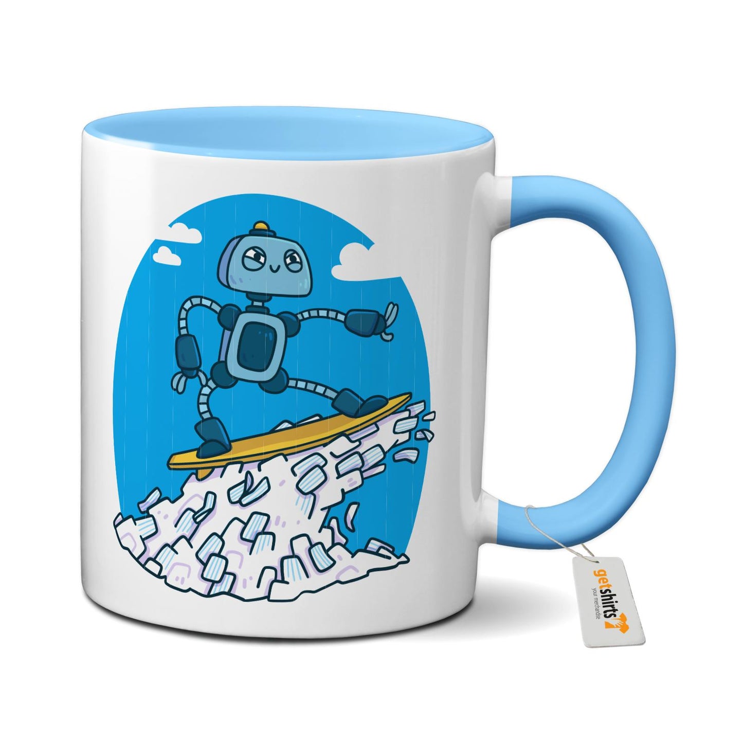 Tasse colorée - Vague de vocabulaire