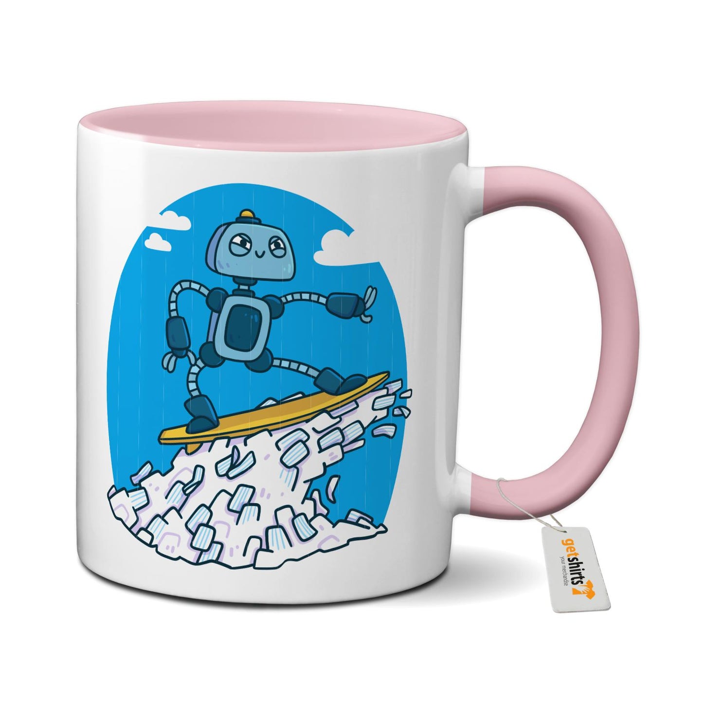 Tasse colorée - Vague de vocabulaire