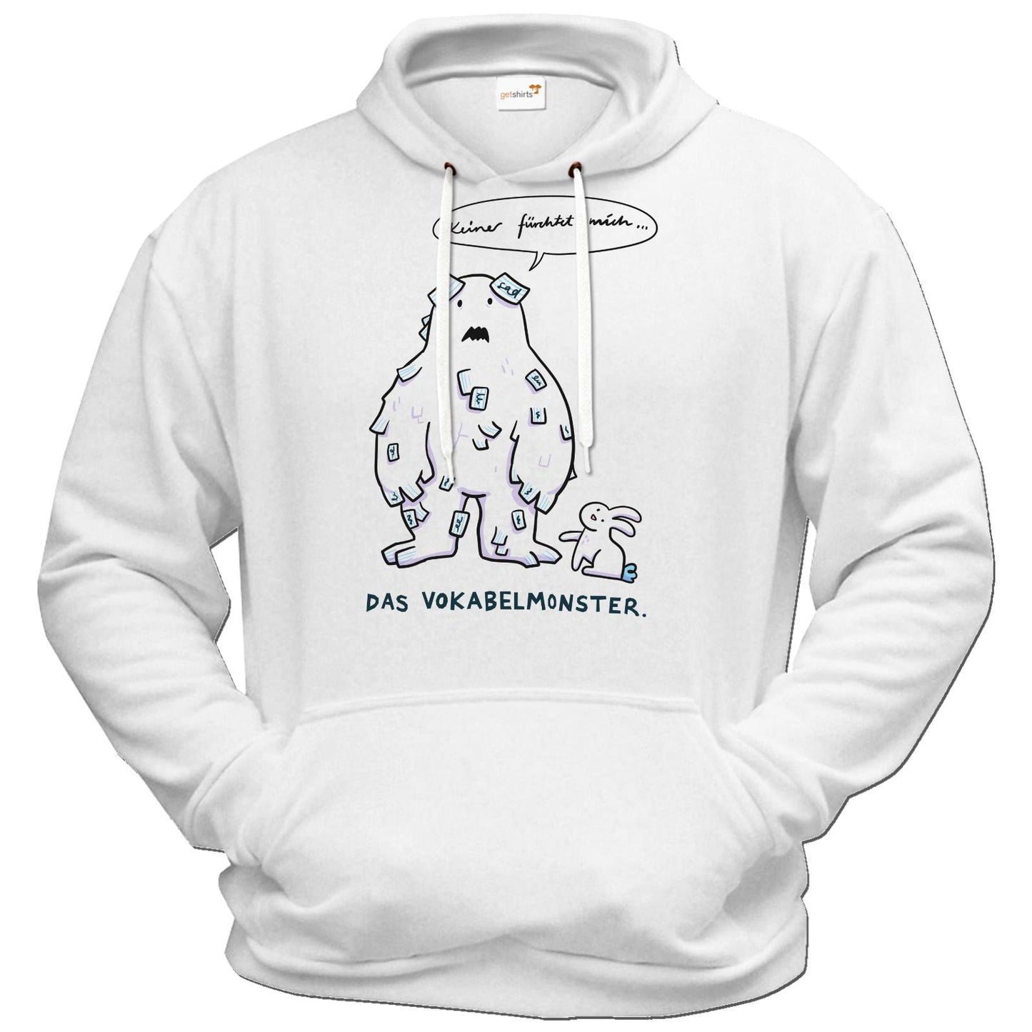 Sweat à capuche Premium FAIR WEAR - Le Monstre du Vocabulaire