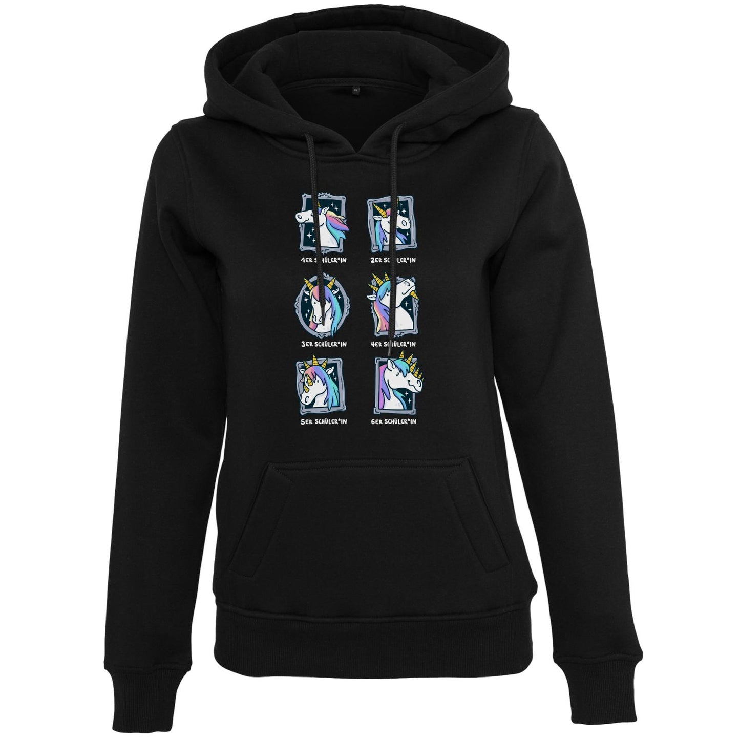 Sweat à capuche épais pour femme - Partition Licorne
