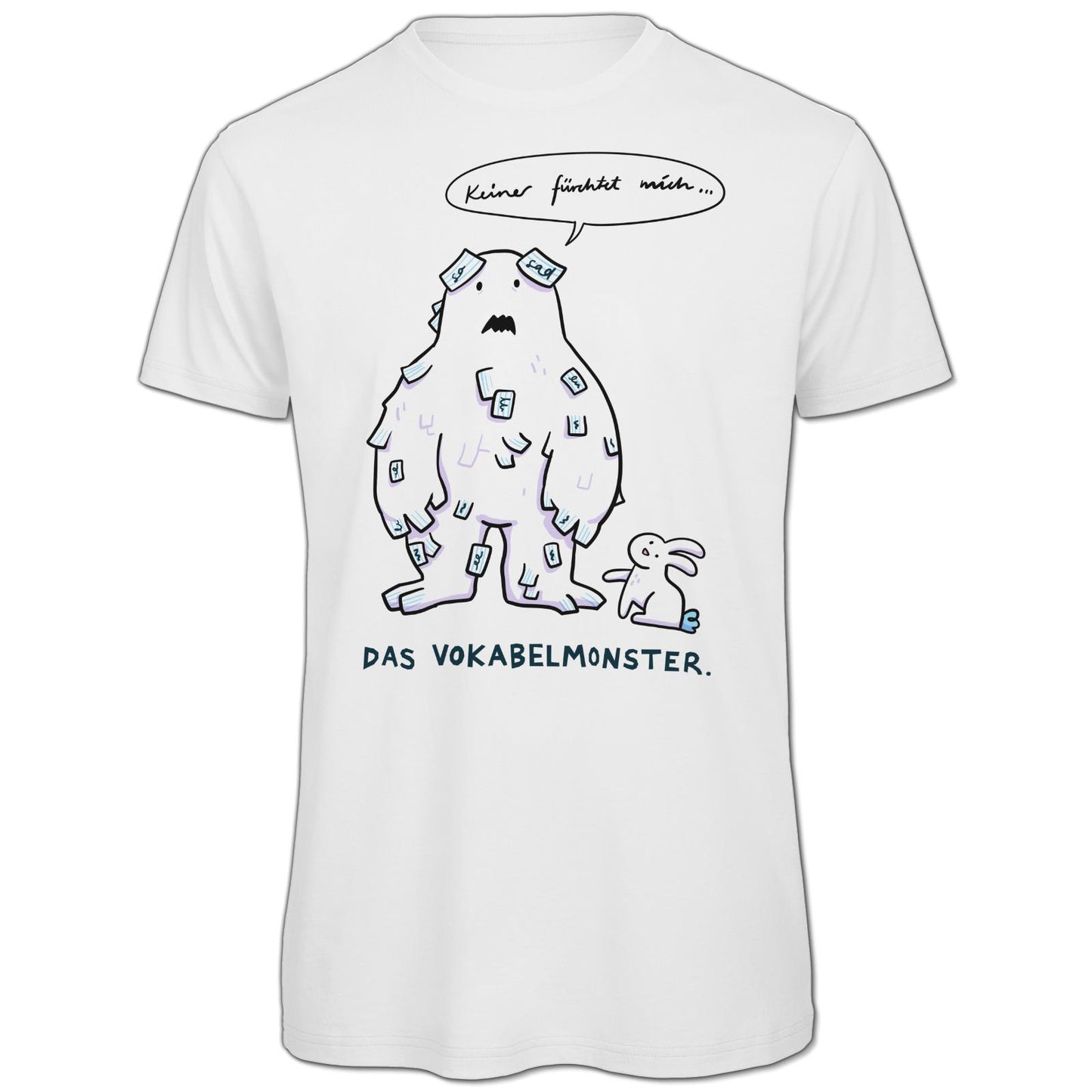 T-shirt bio - Le monstre du vocabulaire