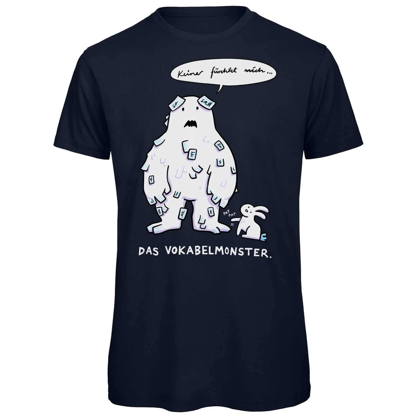 T-shirt bio - Le monstre du vocabulaire