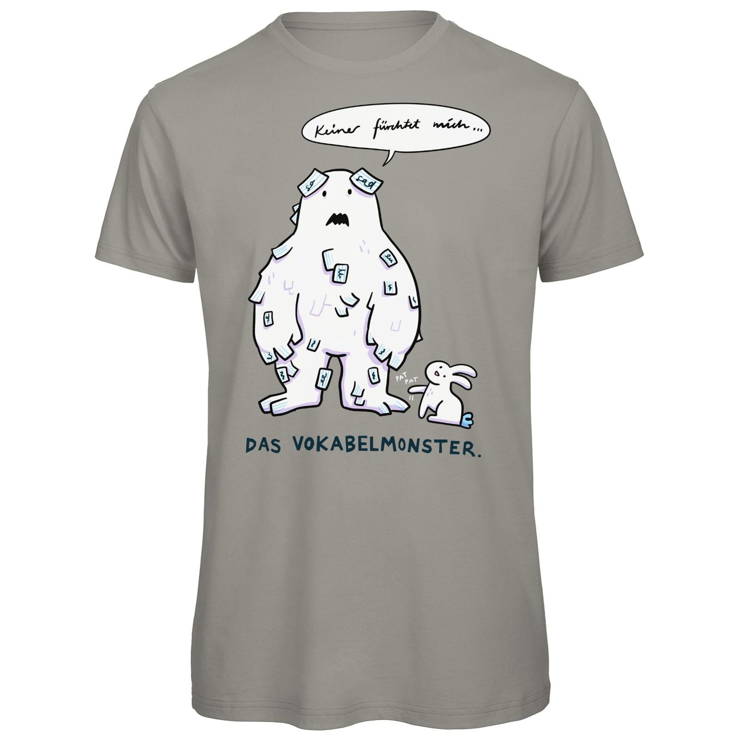 T-shirt bio - Le monstre du vocabulaire
