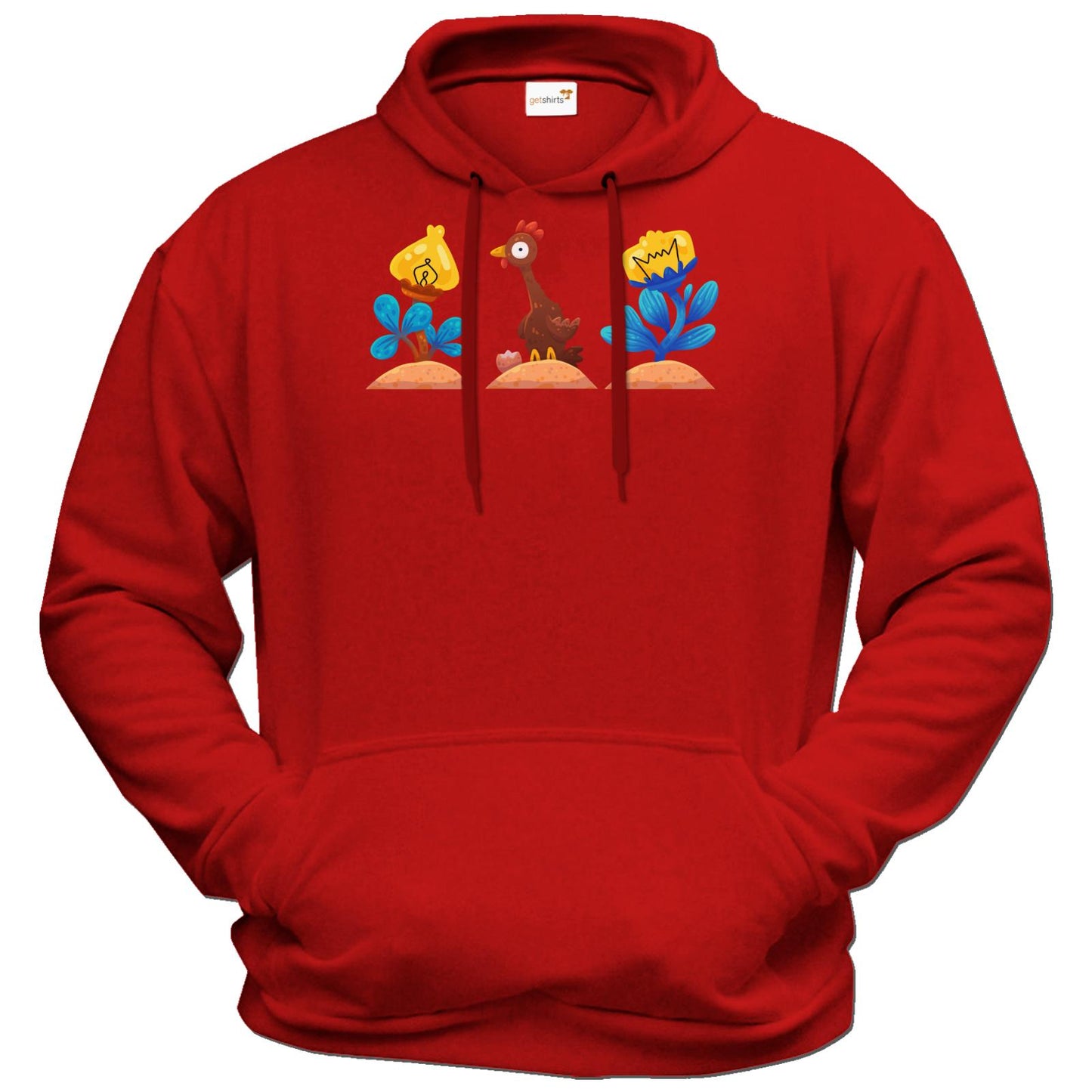 Sweat à capuche Premium FAIR WEAR - Flower Chicken