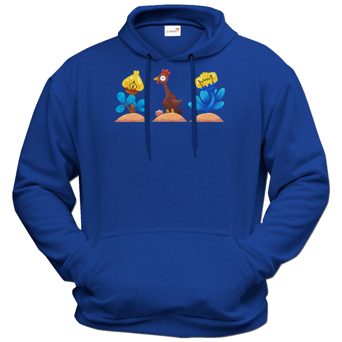Sweat à capuche Premium FAIR WEAR - Flower Chicken