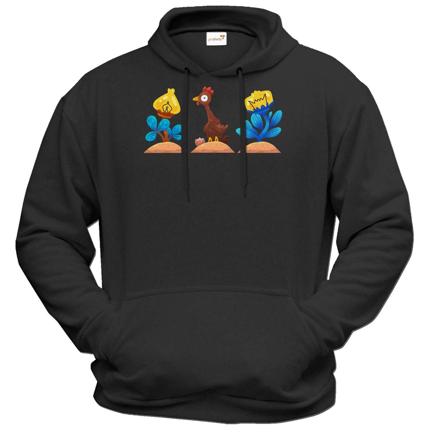 Sweat à capuche Premium FAIR WEAR - Flower Chicken