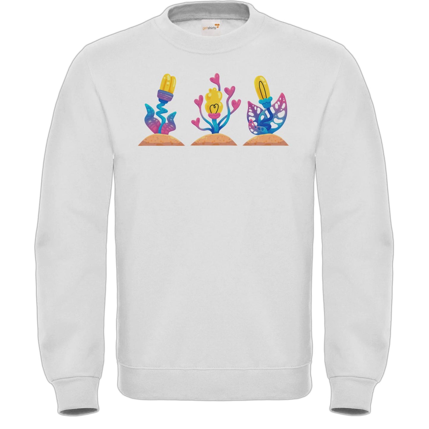 Sweat-shirt FAIR WEAR - Fleurs roses
