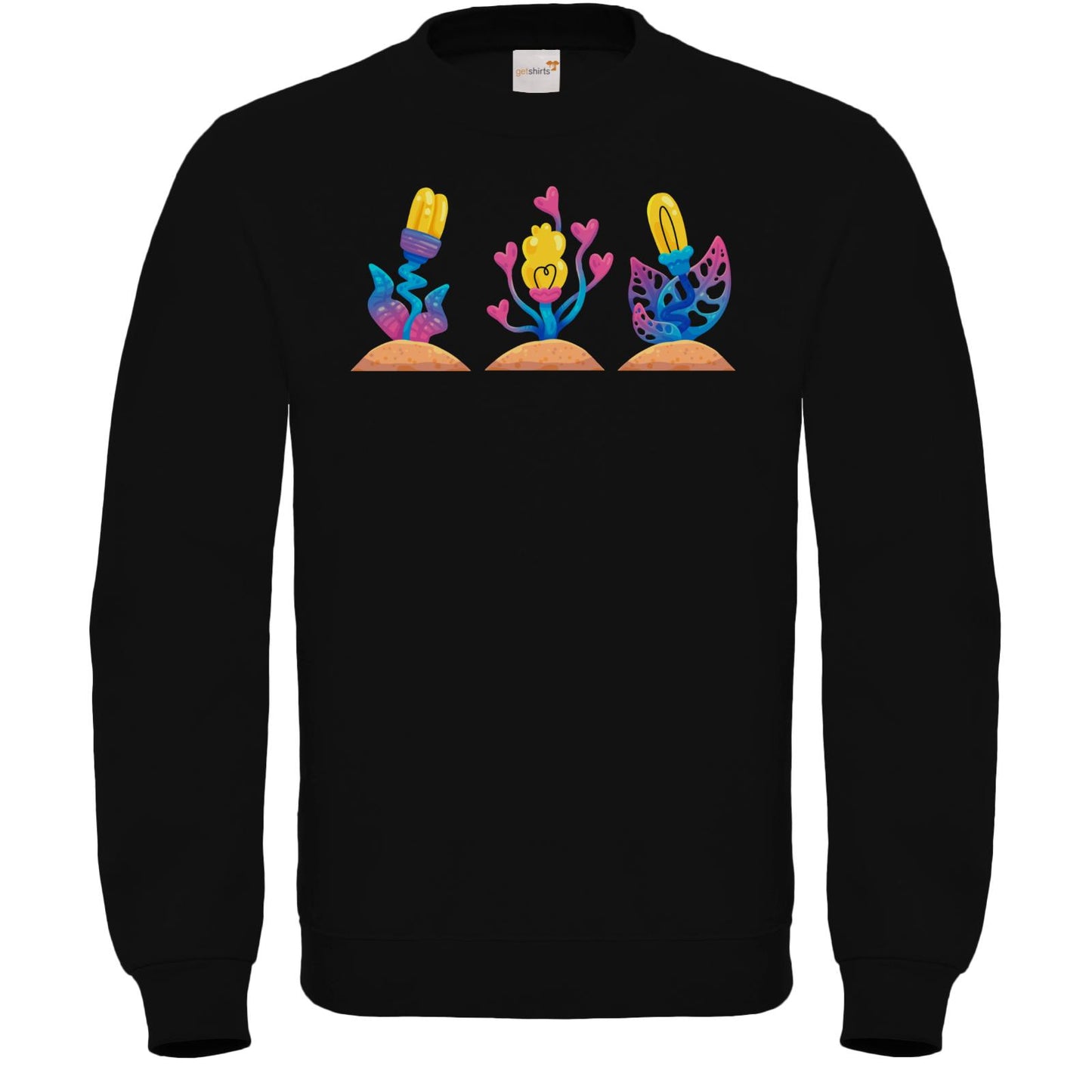 Sweat-shirt FAIR WEAR - Fleurs roses