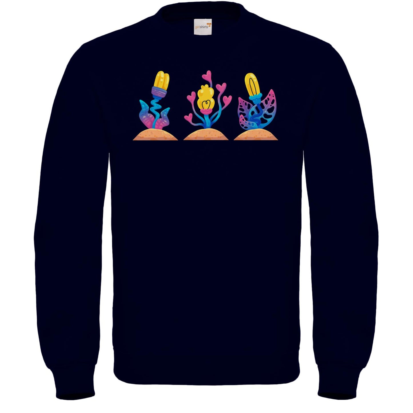 Sweat-shirt FAIR WEAR - Fleurs roses
