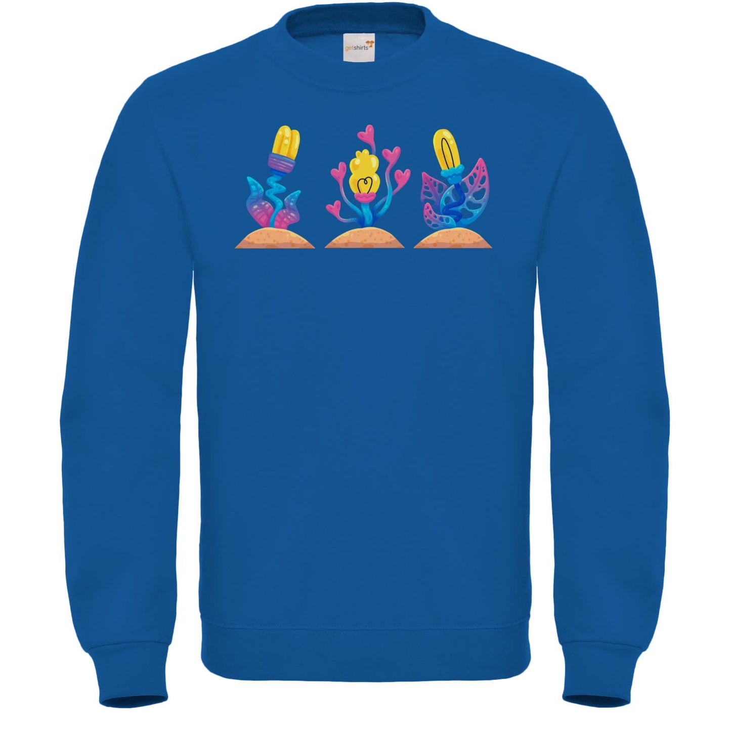 Sweat-shirt FAIR WEAR - Fleurs roses