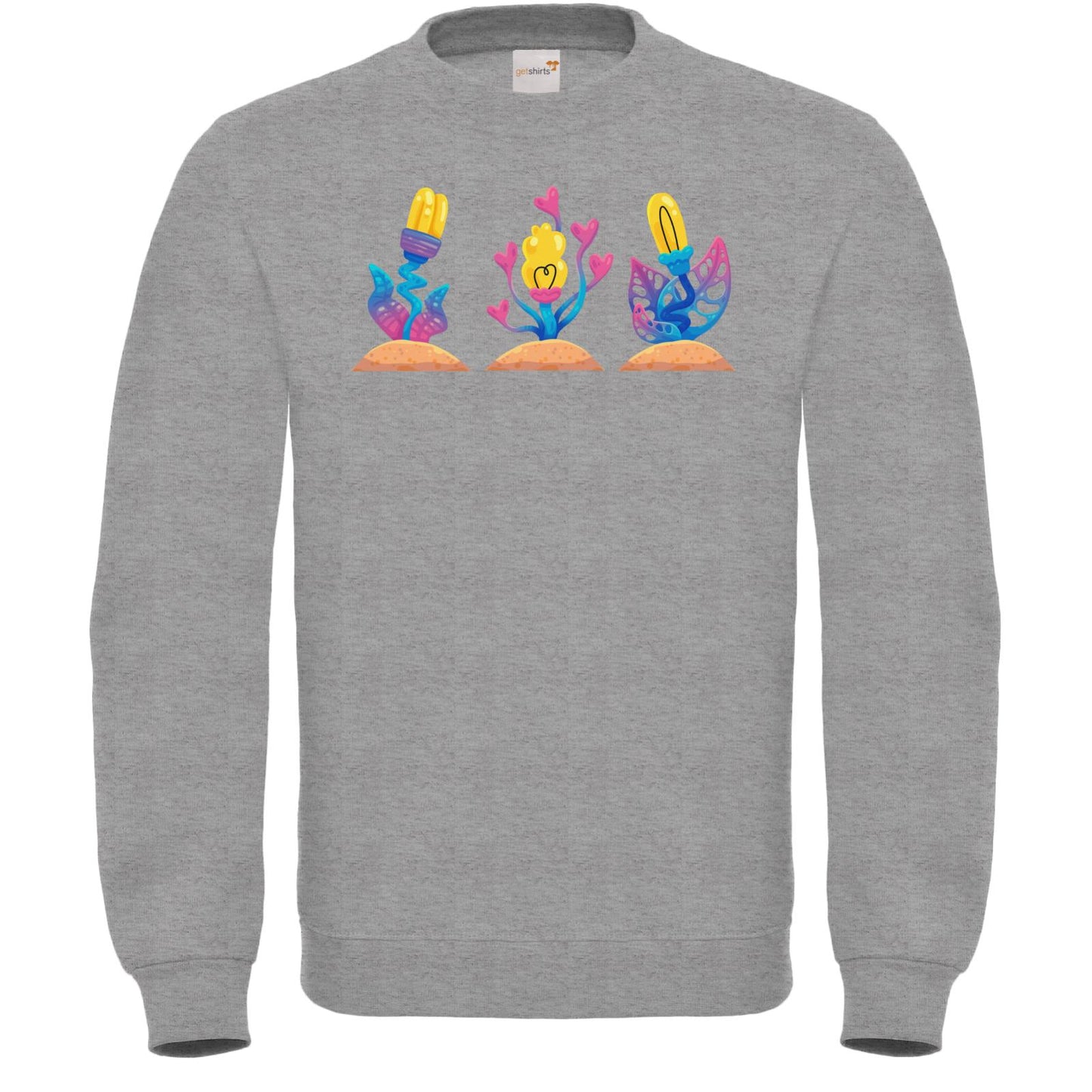 Sweat-shirt FAIR WEAR - Fleurs roses