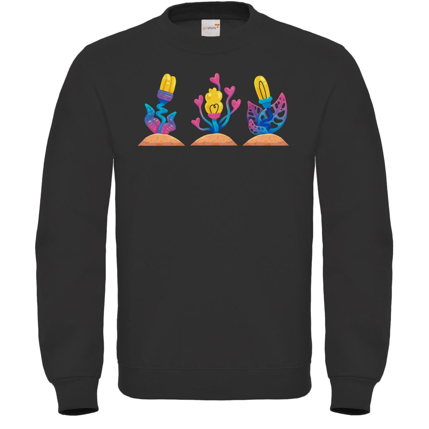 Sweat-shirt FAIR WEAR - Fleurs roses