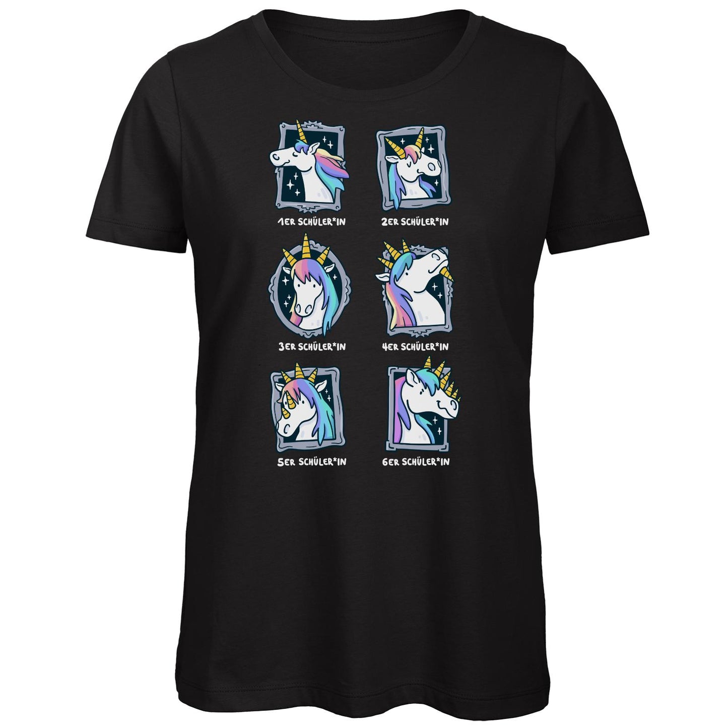 T-shirt bio ajusté - Notes de licorne
