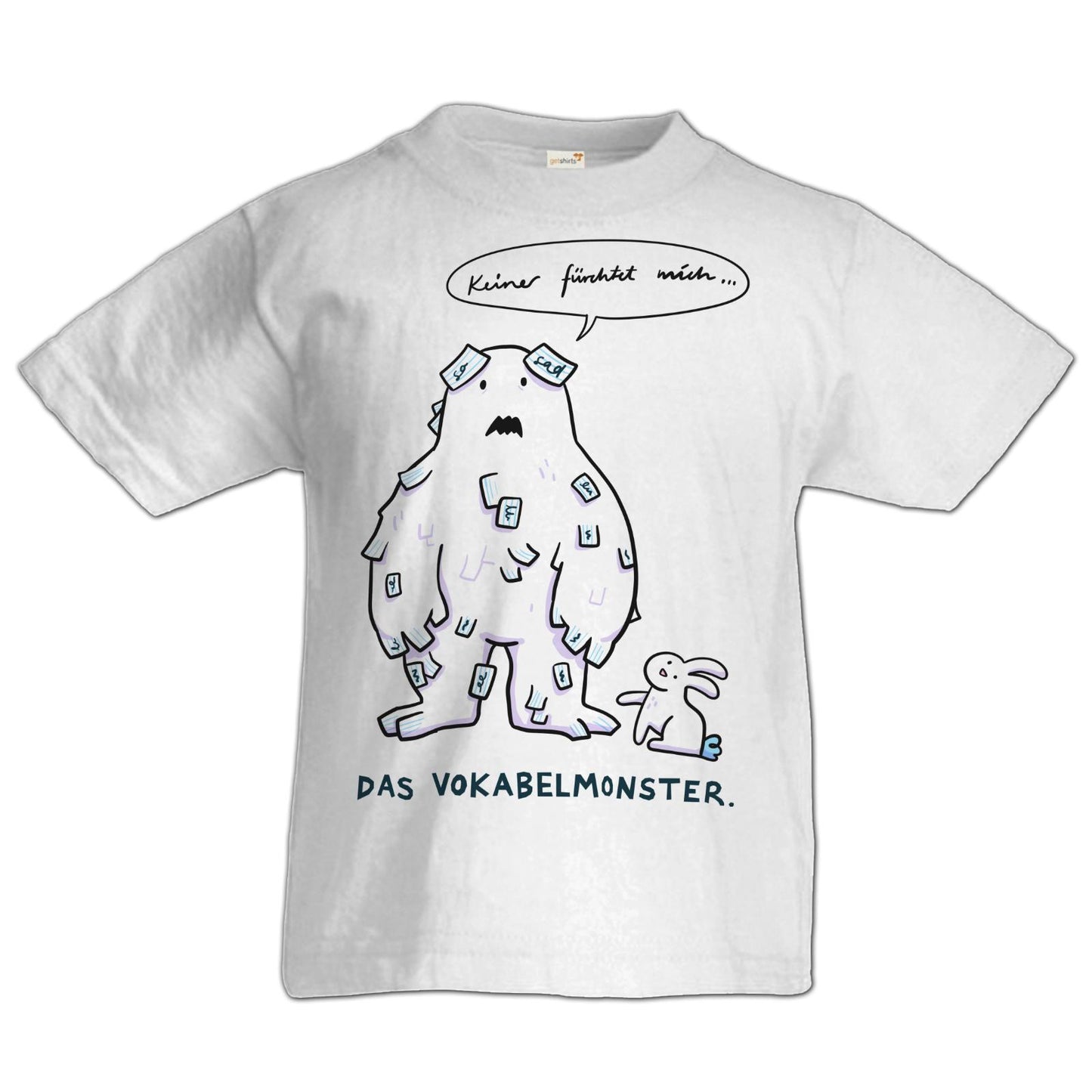 T-shirt enfant - Le monstre du vocabulaire