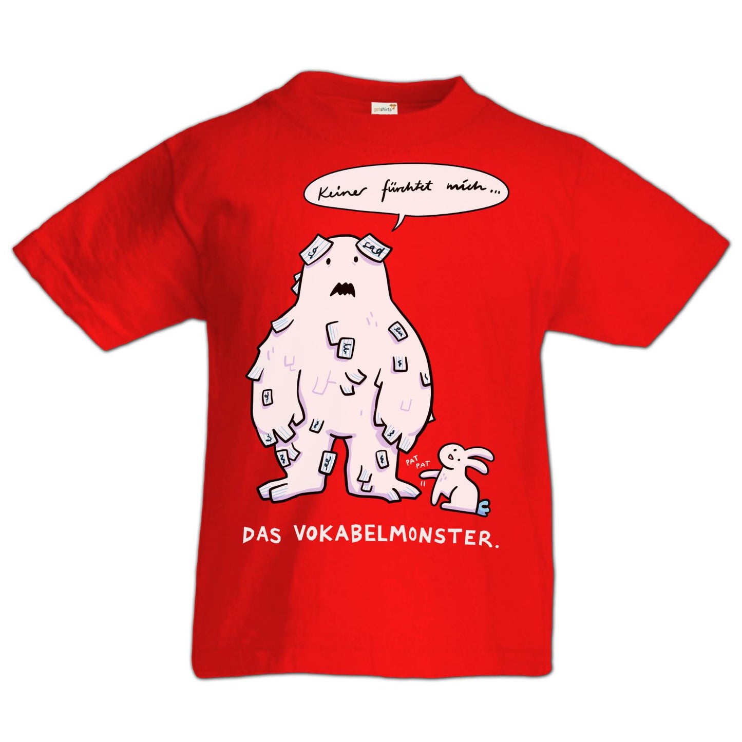 T-shirt enfant - Le monstre du vocabulaire