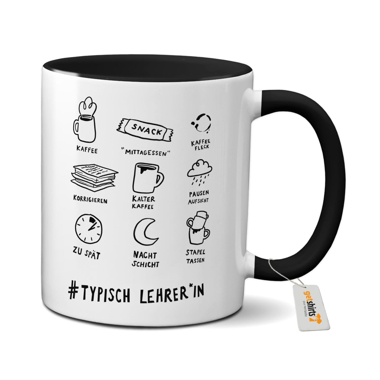 Mug coloré - Professeur typique