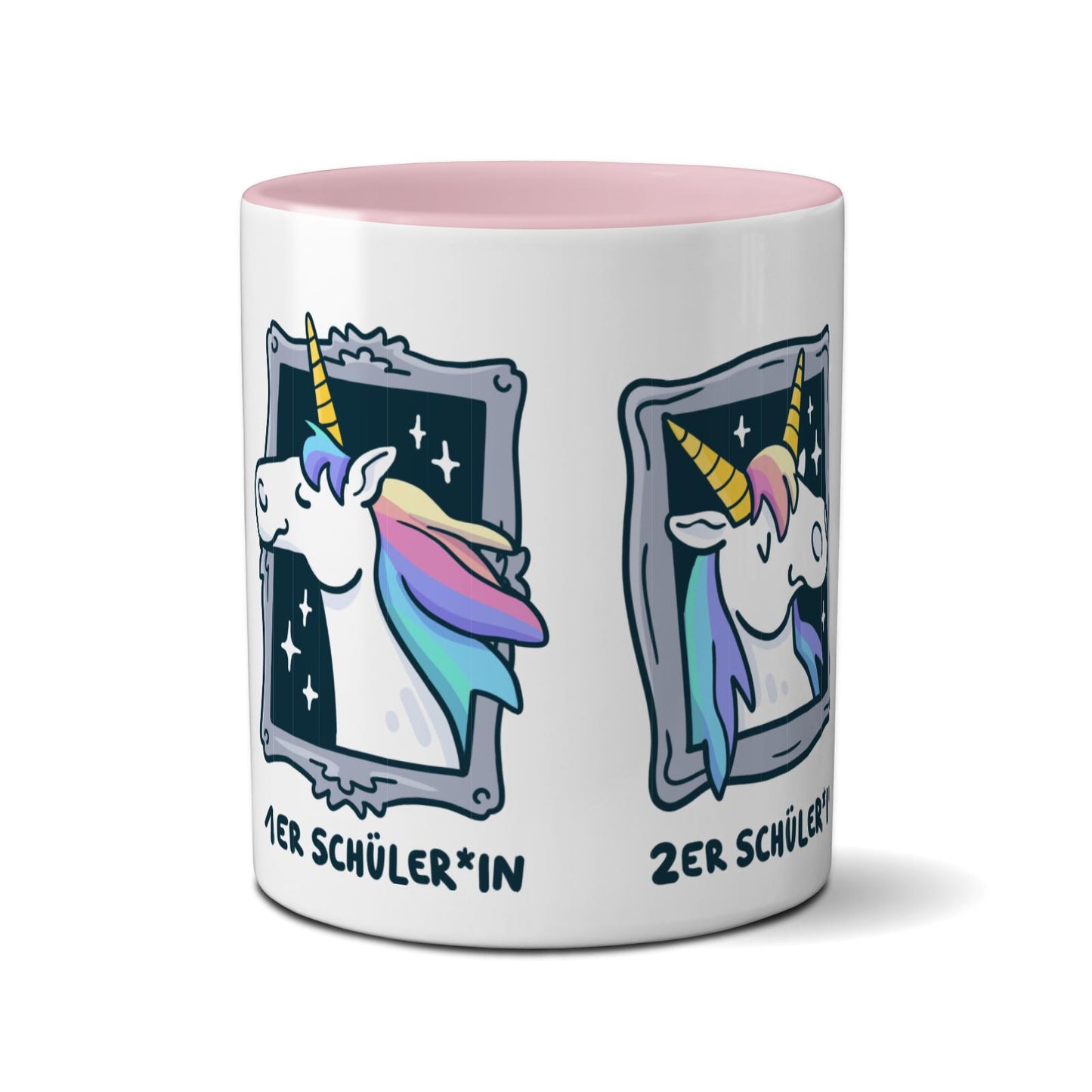 Tasse farbig - Einhorn Noten 1-3