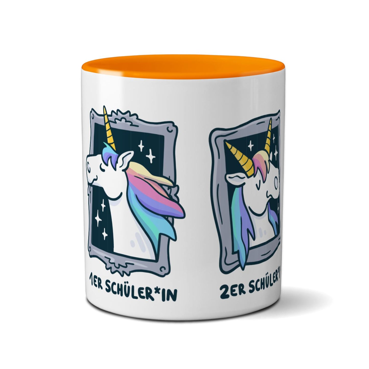 Tasse farbig - Einhorn Noten 1-3