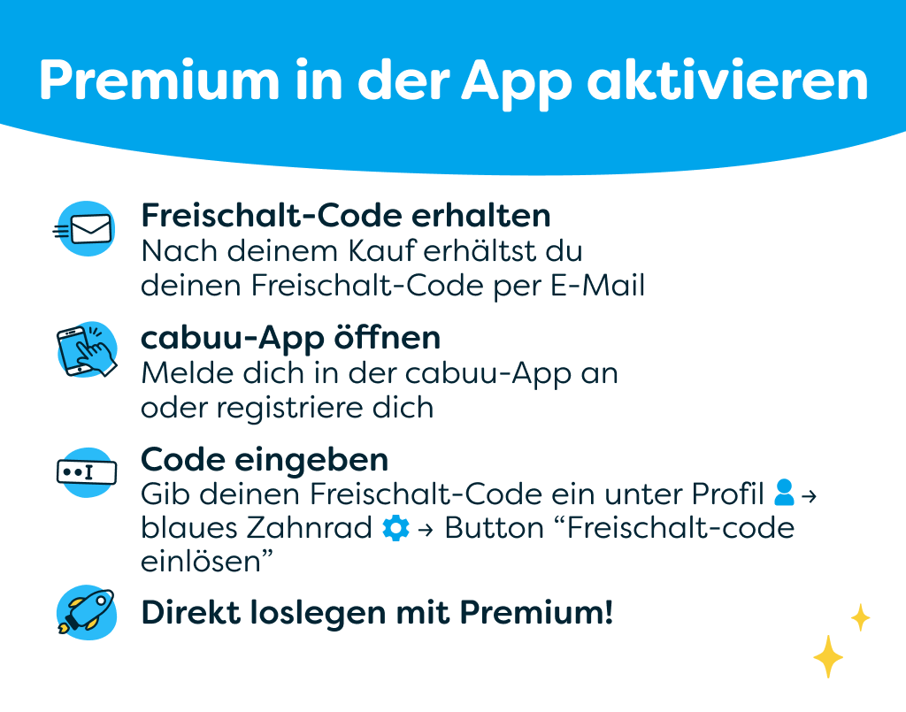 cabuu Premium auf Lebenszeit