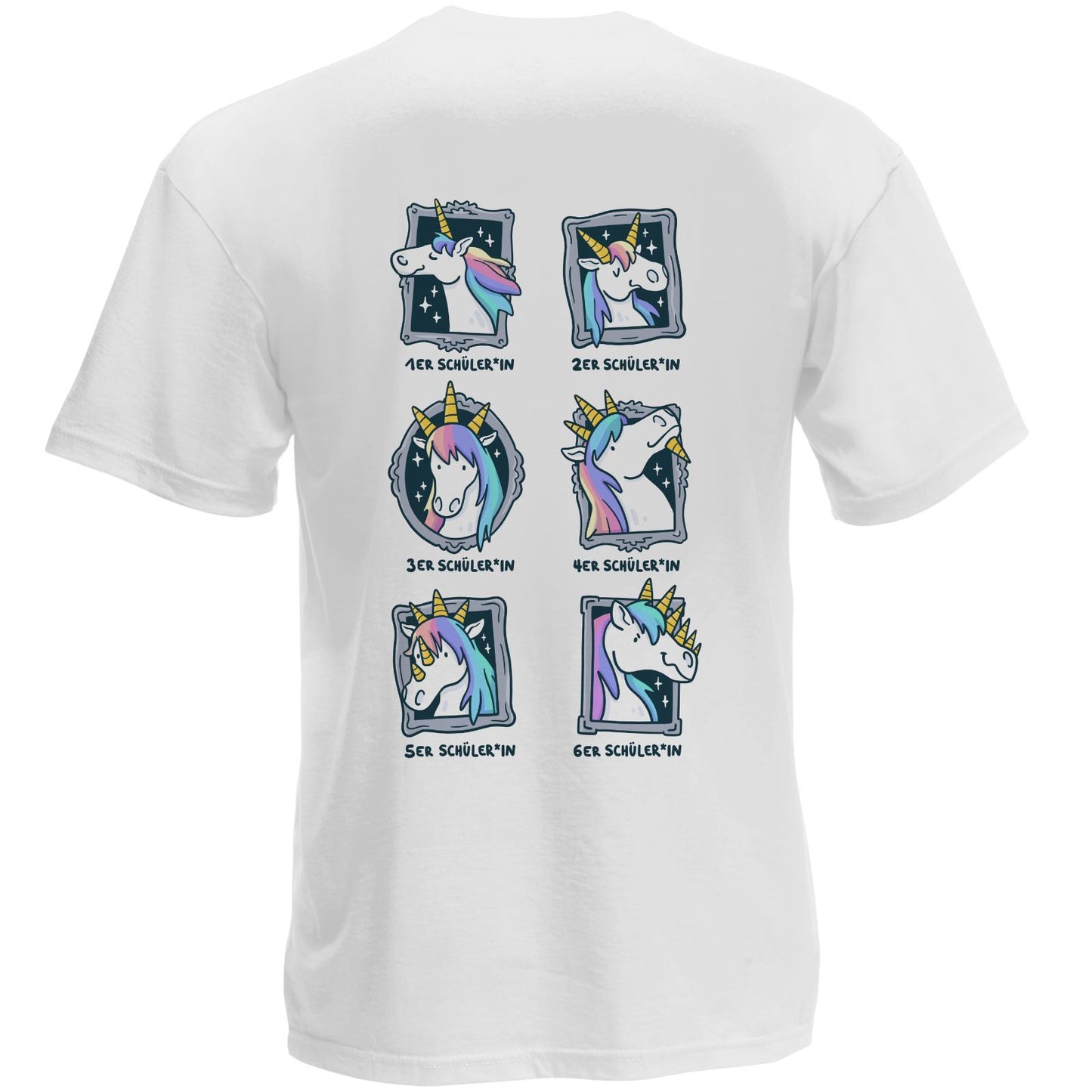 T-shirt Premium - Licorne imprimée recto verso