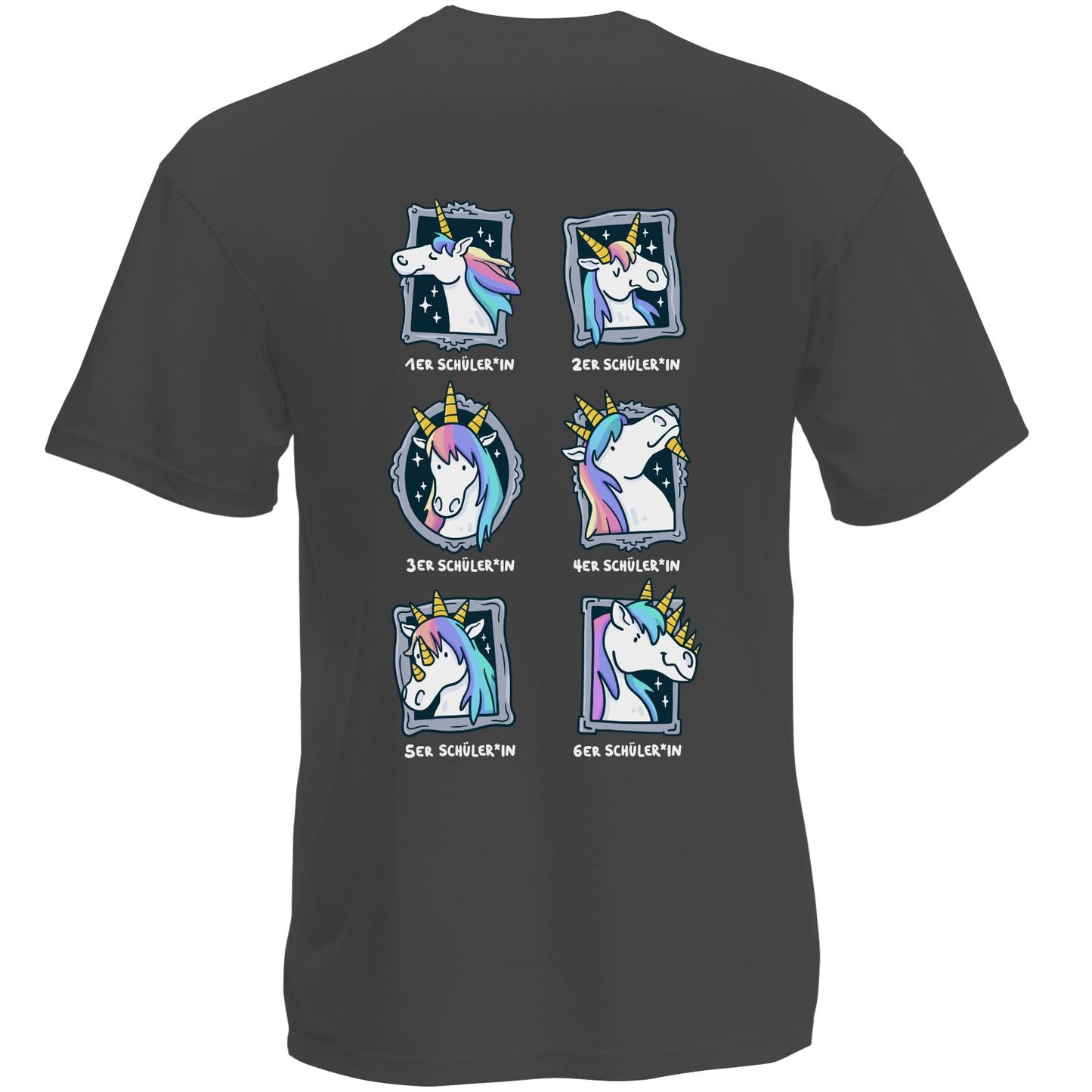 T-shirt Premium - Licorne imprimée recto verso