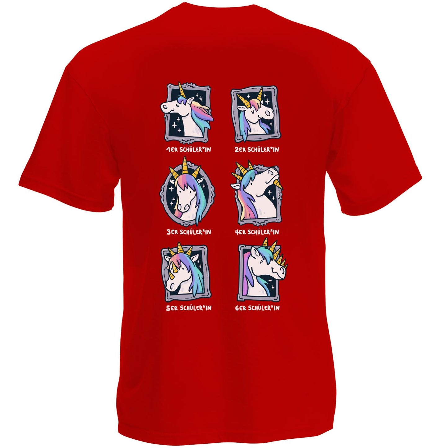 T-shirt Premium - Licorne imprimée recto verso