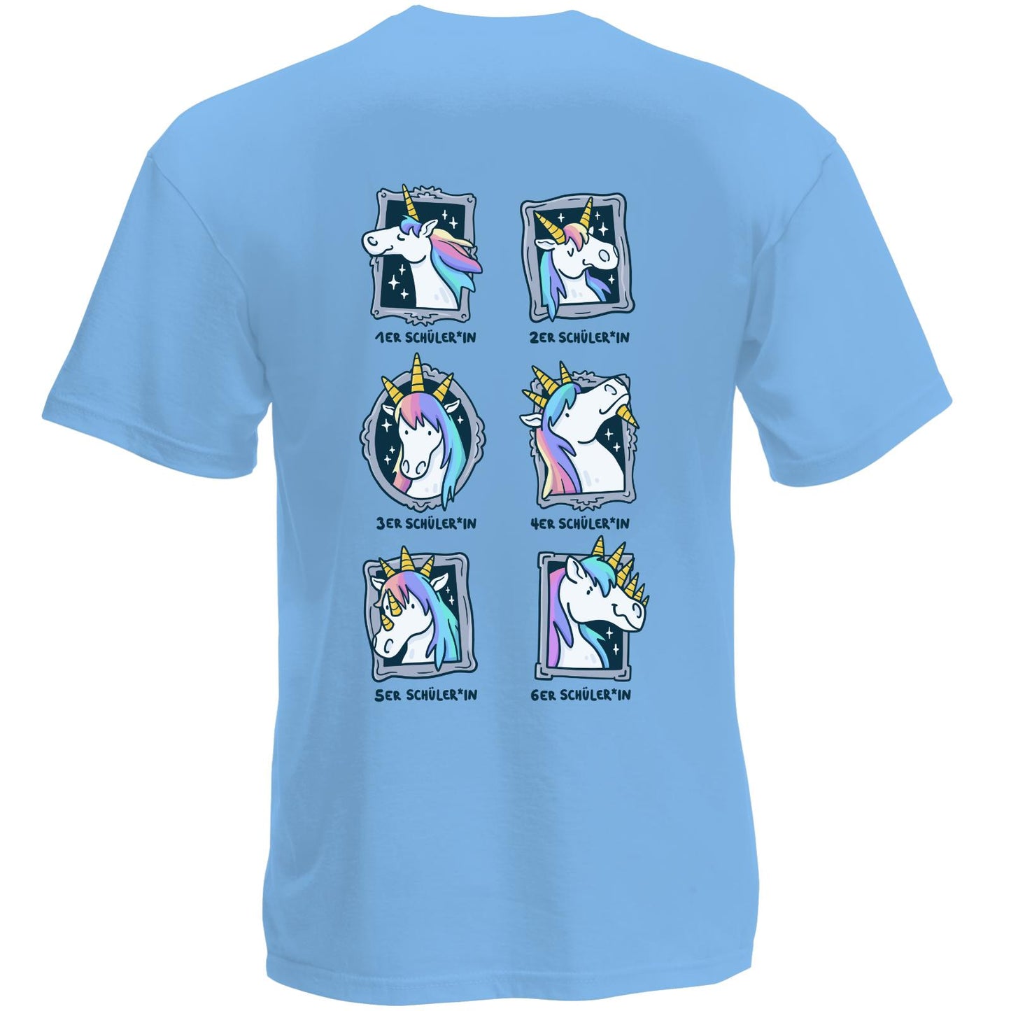 T-shirt Premium - Licorne imprimée recto verso