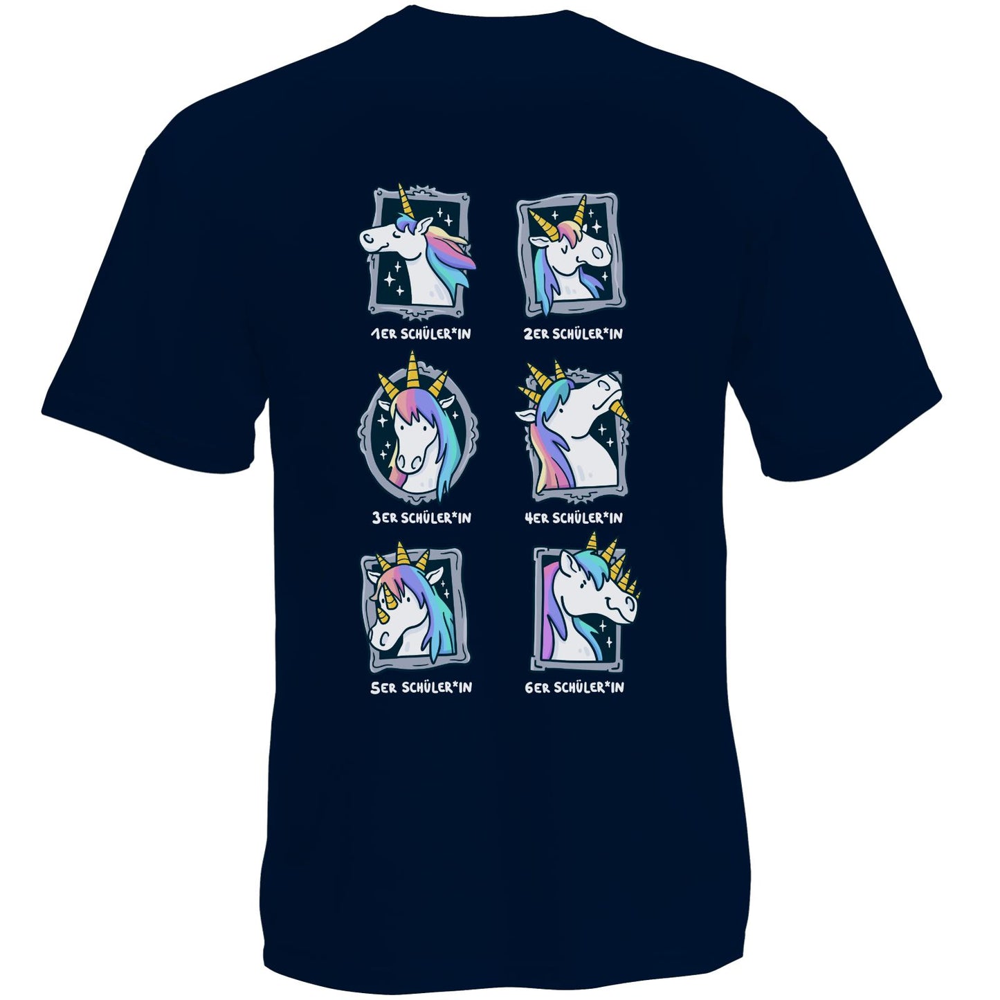 T-shirt Premium - Licorne imprimée recto verso