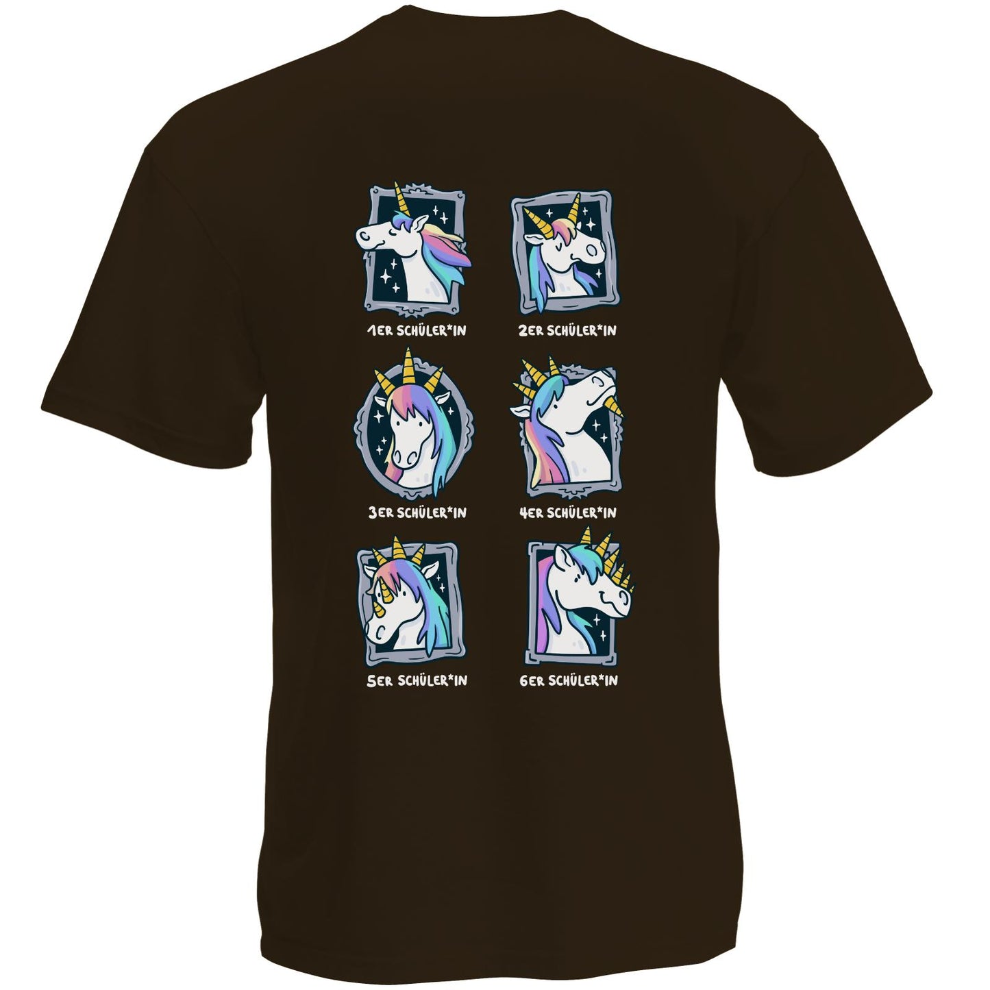 T-shirt Premium - Licorne imprimée recto verso