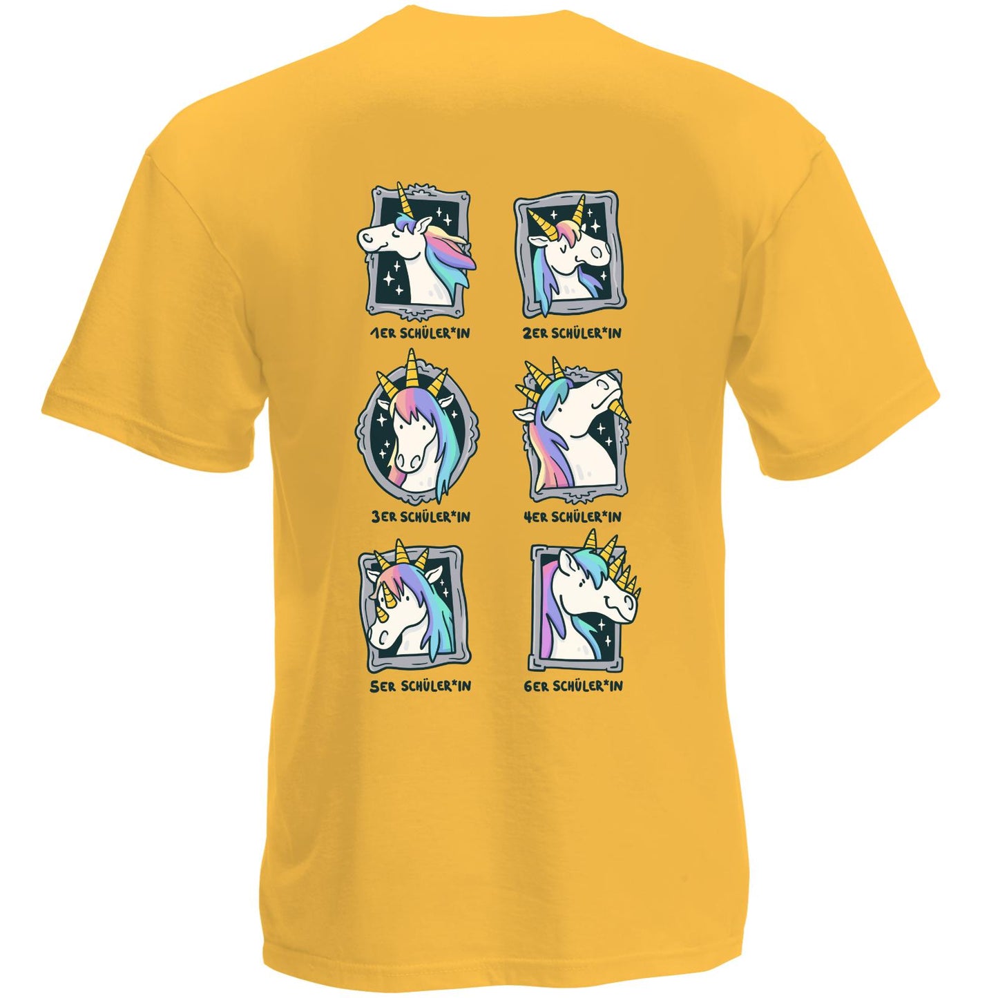 T-shirt Premium - Licorne imprimée recto verso