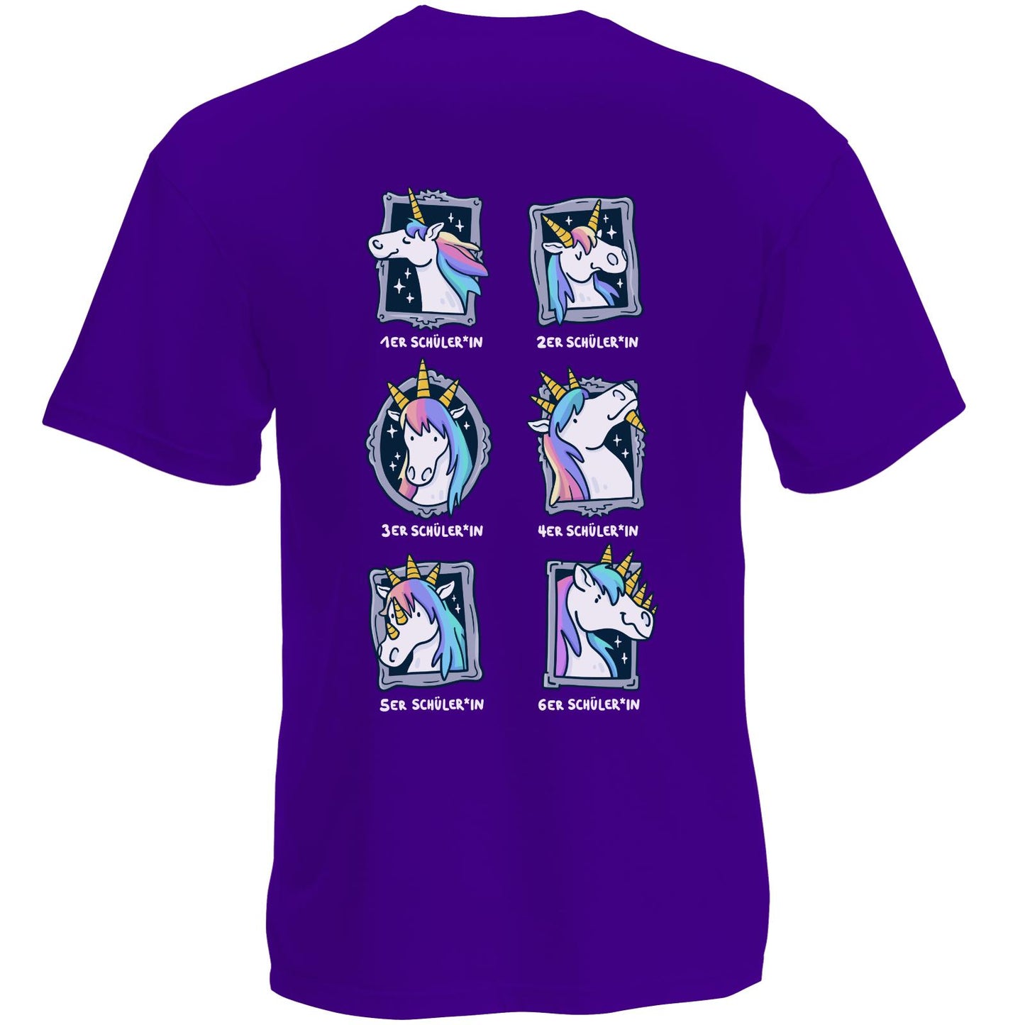 T-shirt Premium - Licorne imprimée recto verso