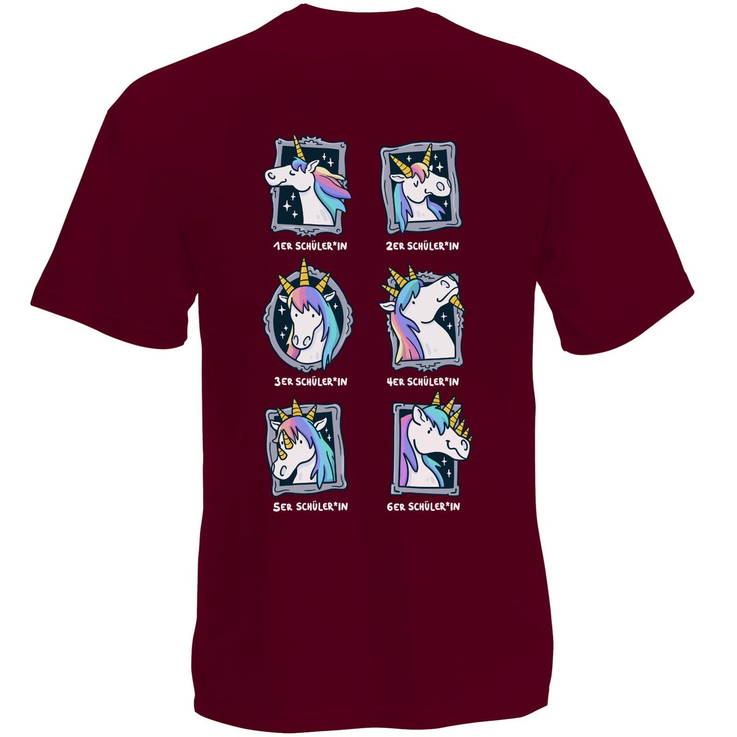T-shirt Premium - Licorne imprimée recto verso