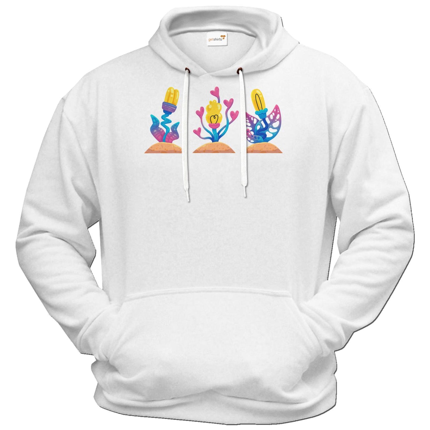 Sweat à capuche Premium FAIR WEAR - Fleurs roses