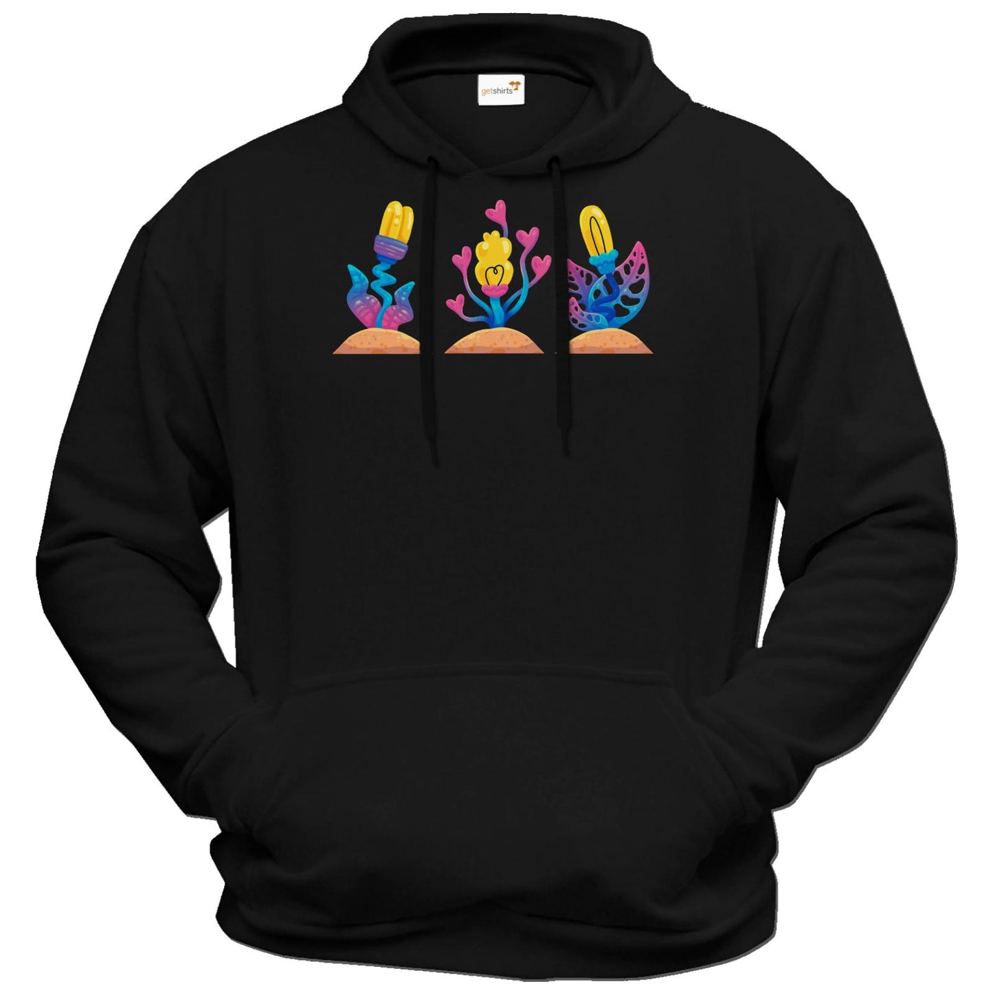 Sweat à capuche Premium FAIR WEAR - Fleurs roses