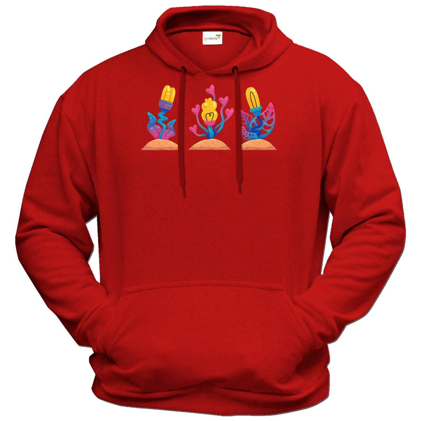 Sweat à capuche Premium FAIR WEAR - Fleurs roses