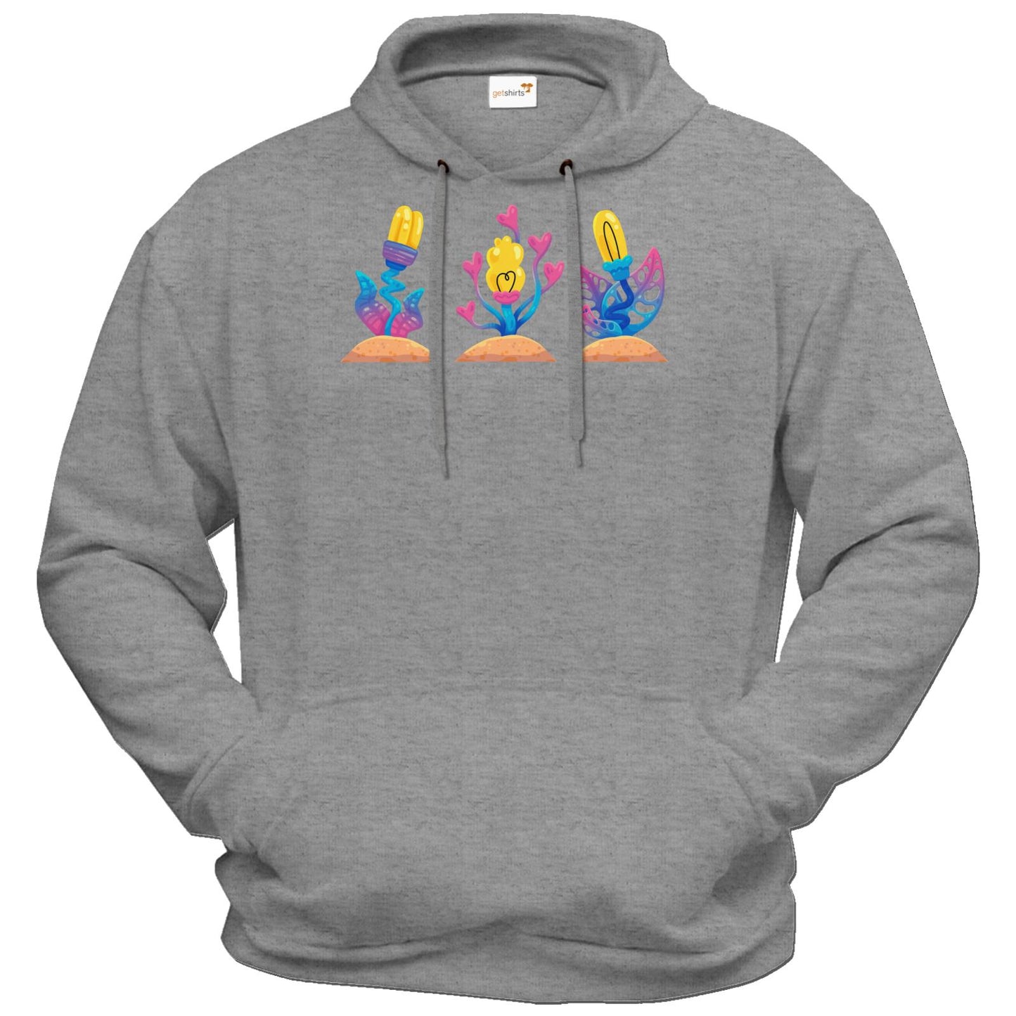 Sweat à capuche Premium FAIR WEAR - Fleurs roses