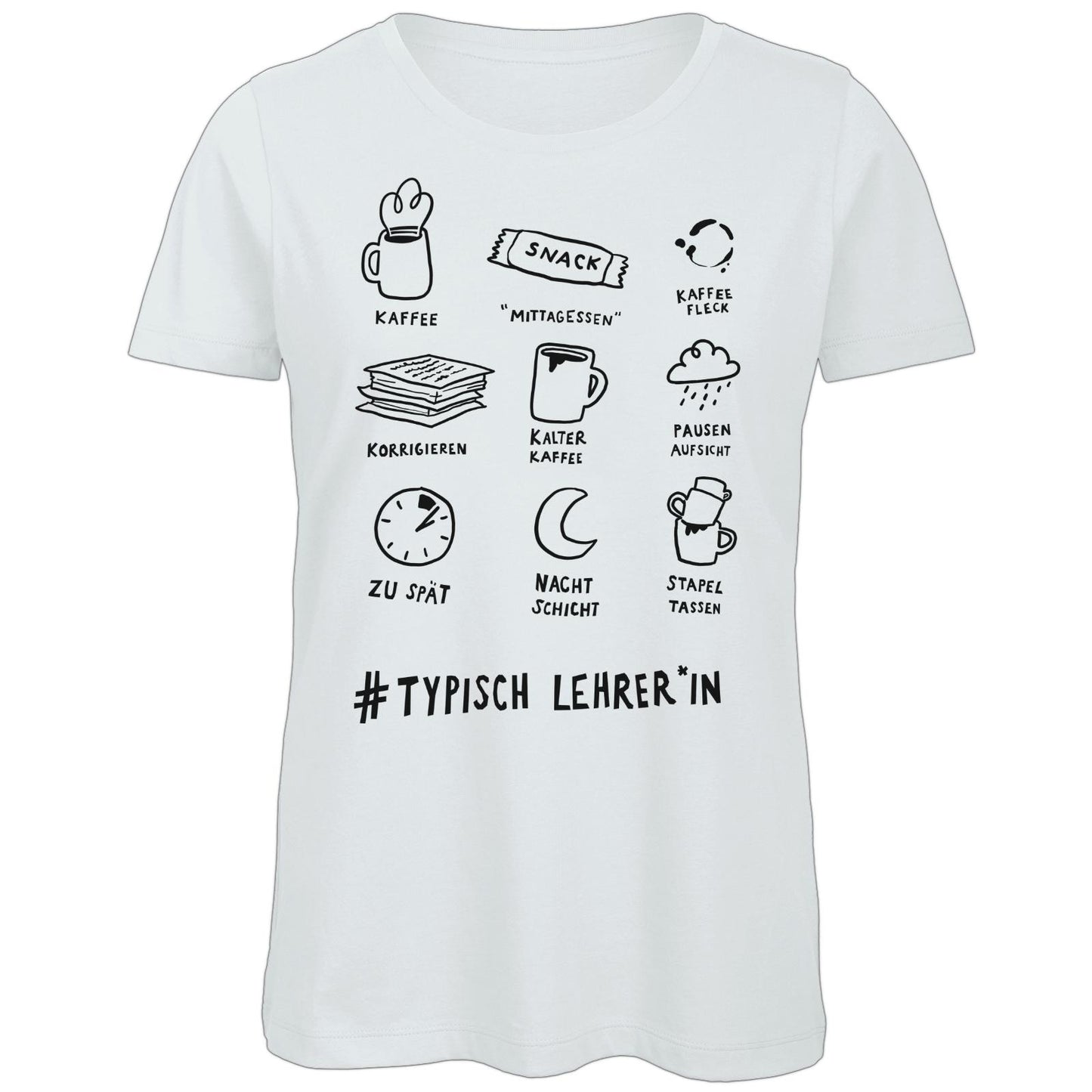T-shirt bio ajusté - Professeur typique