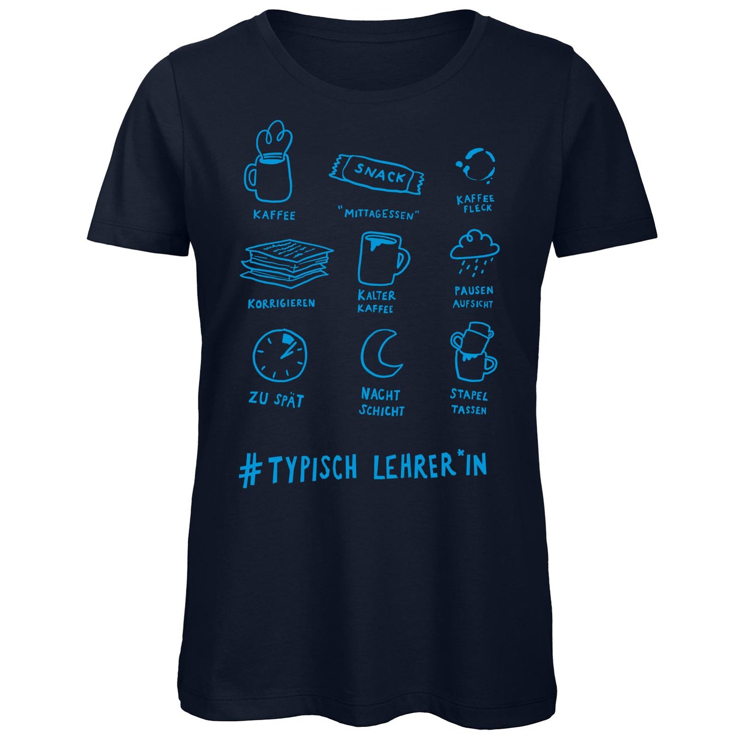 T-shirt bio ajusté - Professeur typique