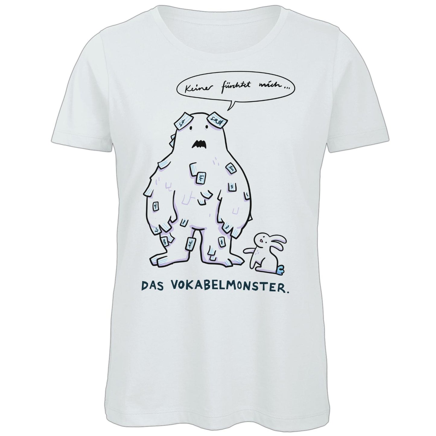 T-shirt bio ajusté - Le Monstre du Vocabulaire