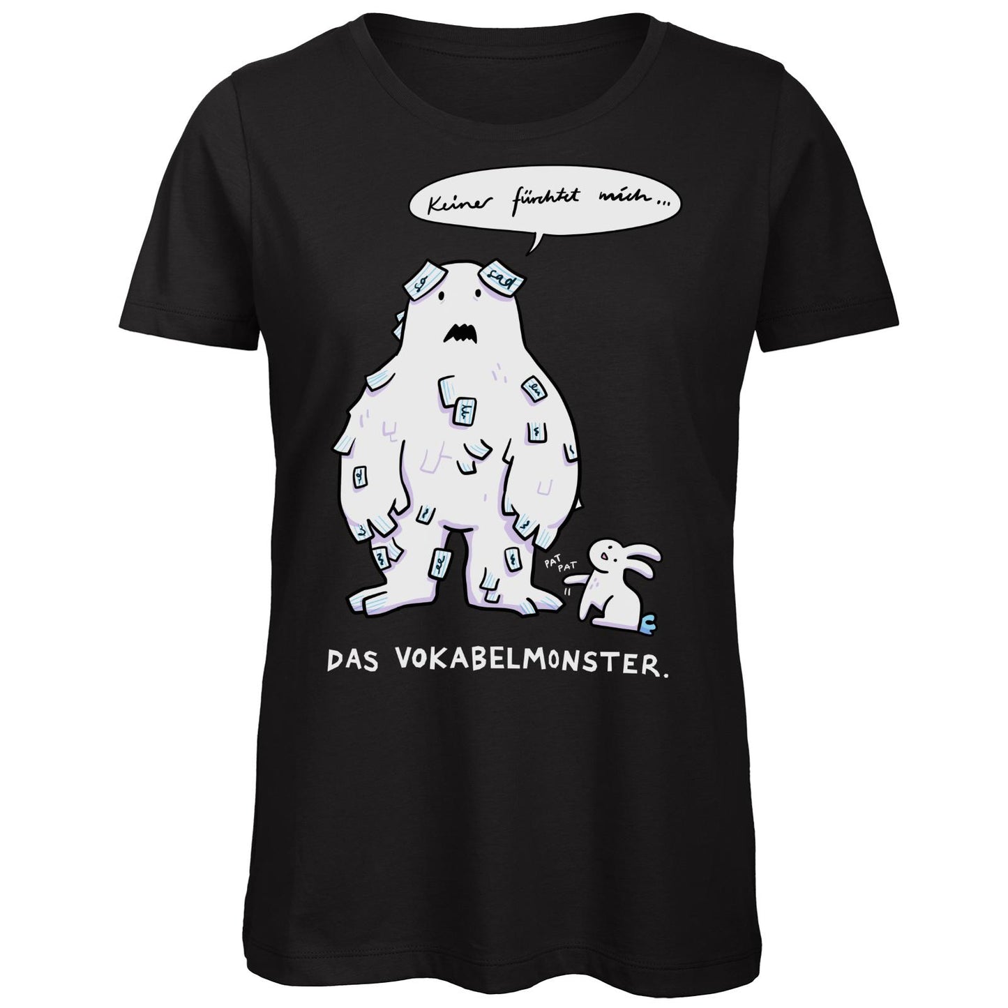 T-shirt bio ajusté - Le Monstre du Vocabulaire