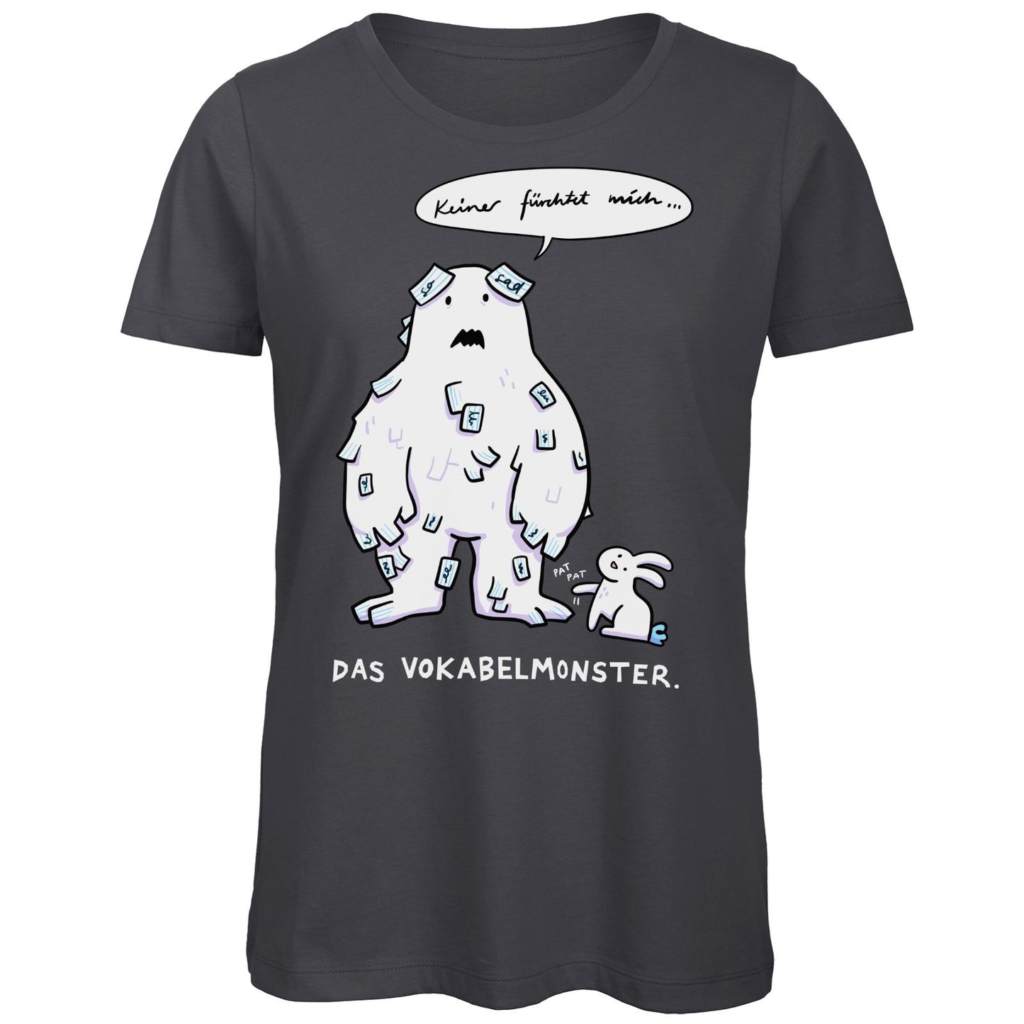 T-shirt bio ajusté - Le Monstre du Vocabulaire