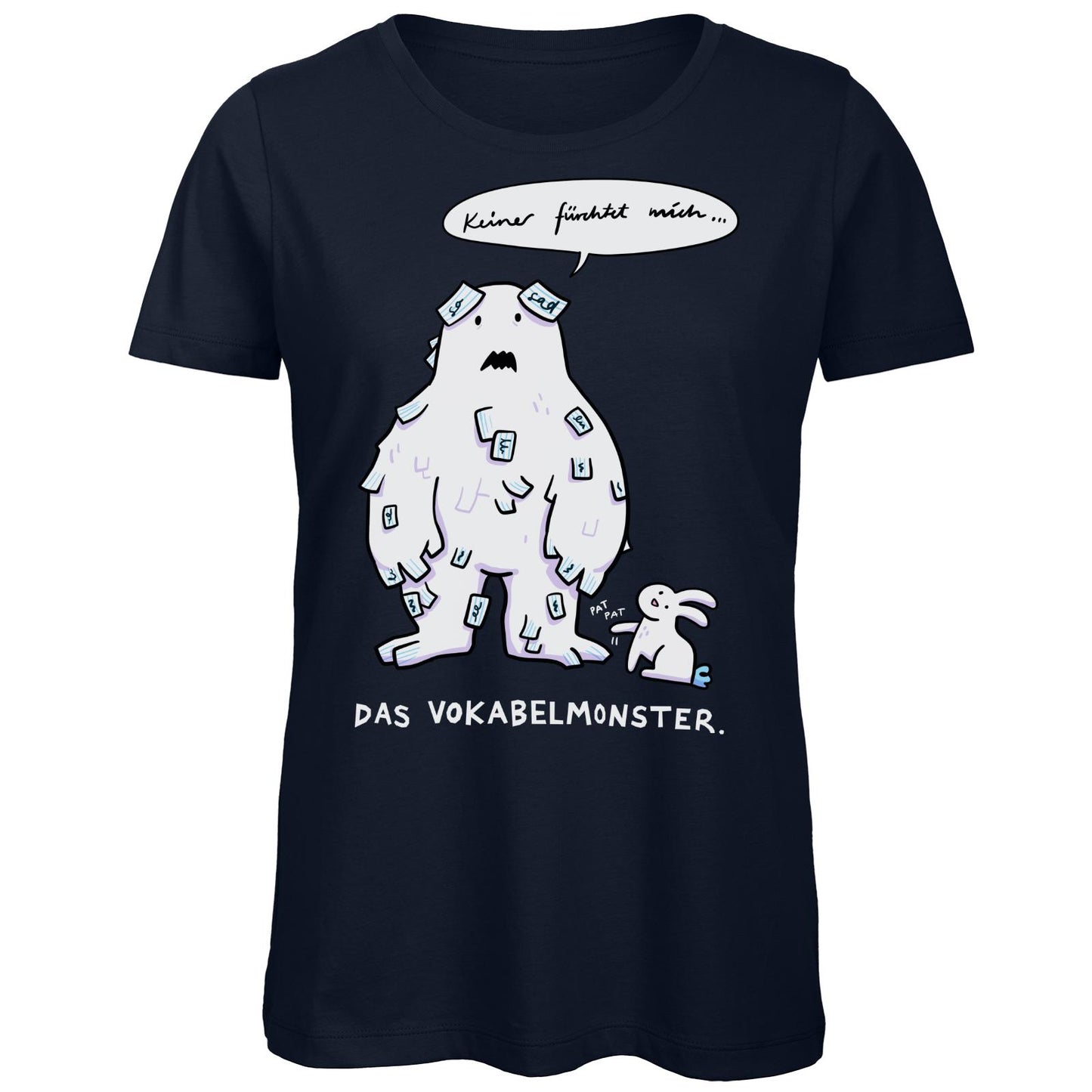 T-shirt bio ajusté - Le Monstre du Vocabulaire