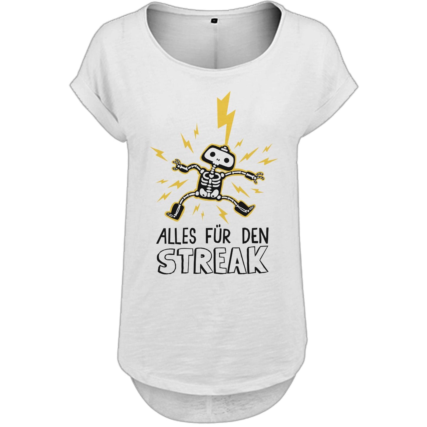 T-shirt long flammé pour femme - Tout pour la série