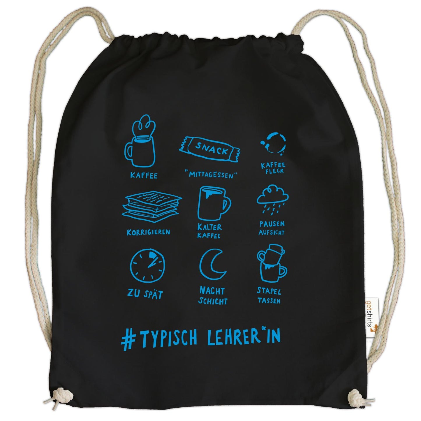 Sac de sport en coton - Professeur typique