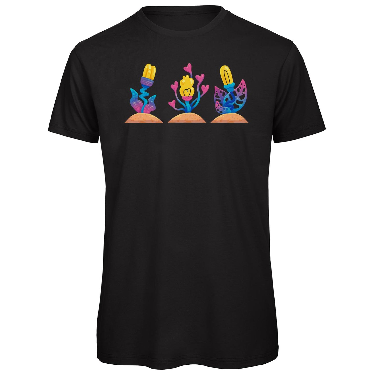 T-shirt bio - Fleurs roses