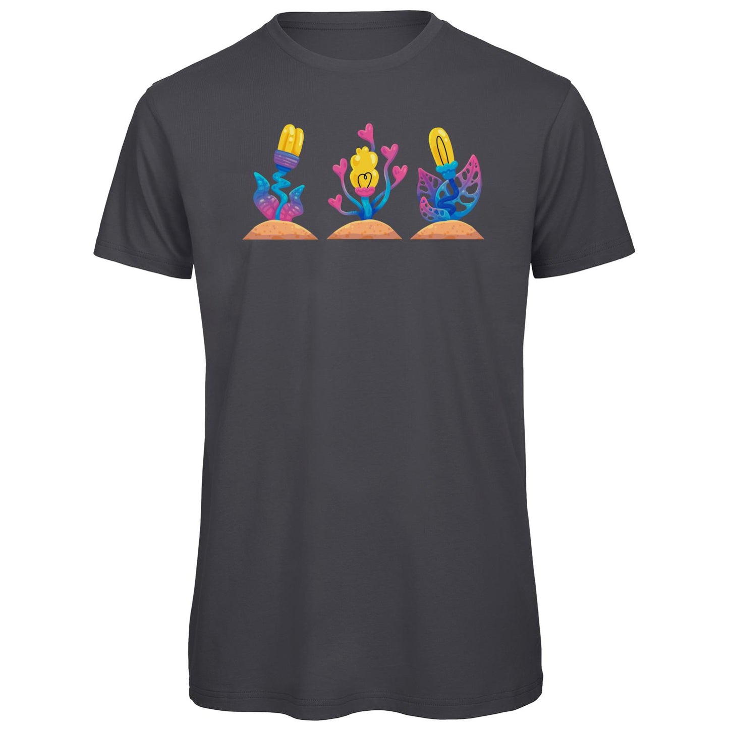 T-shirt bio - Fleurs roses