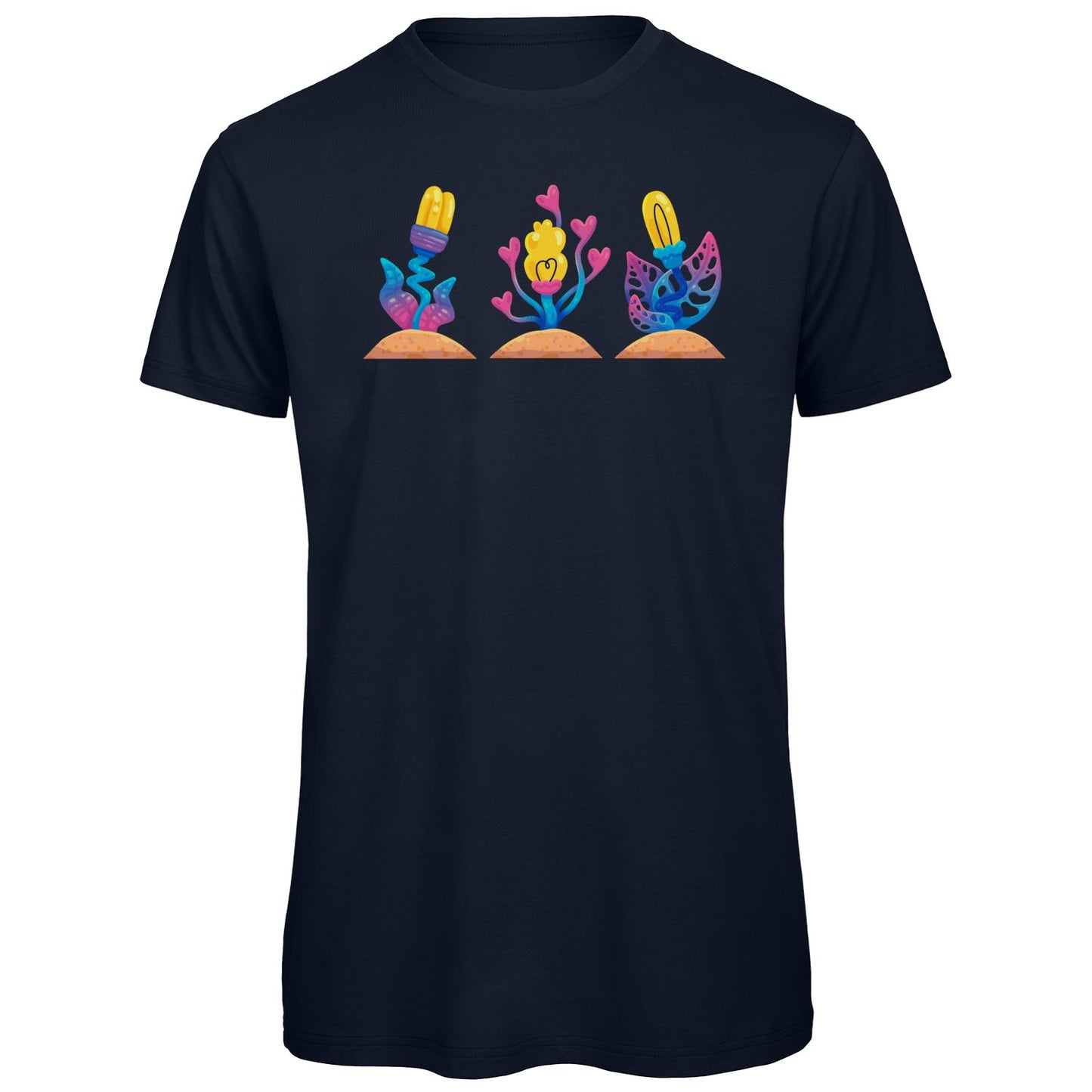 T-shirt bio - Fleurs roses